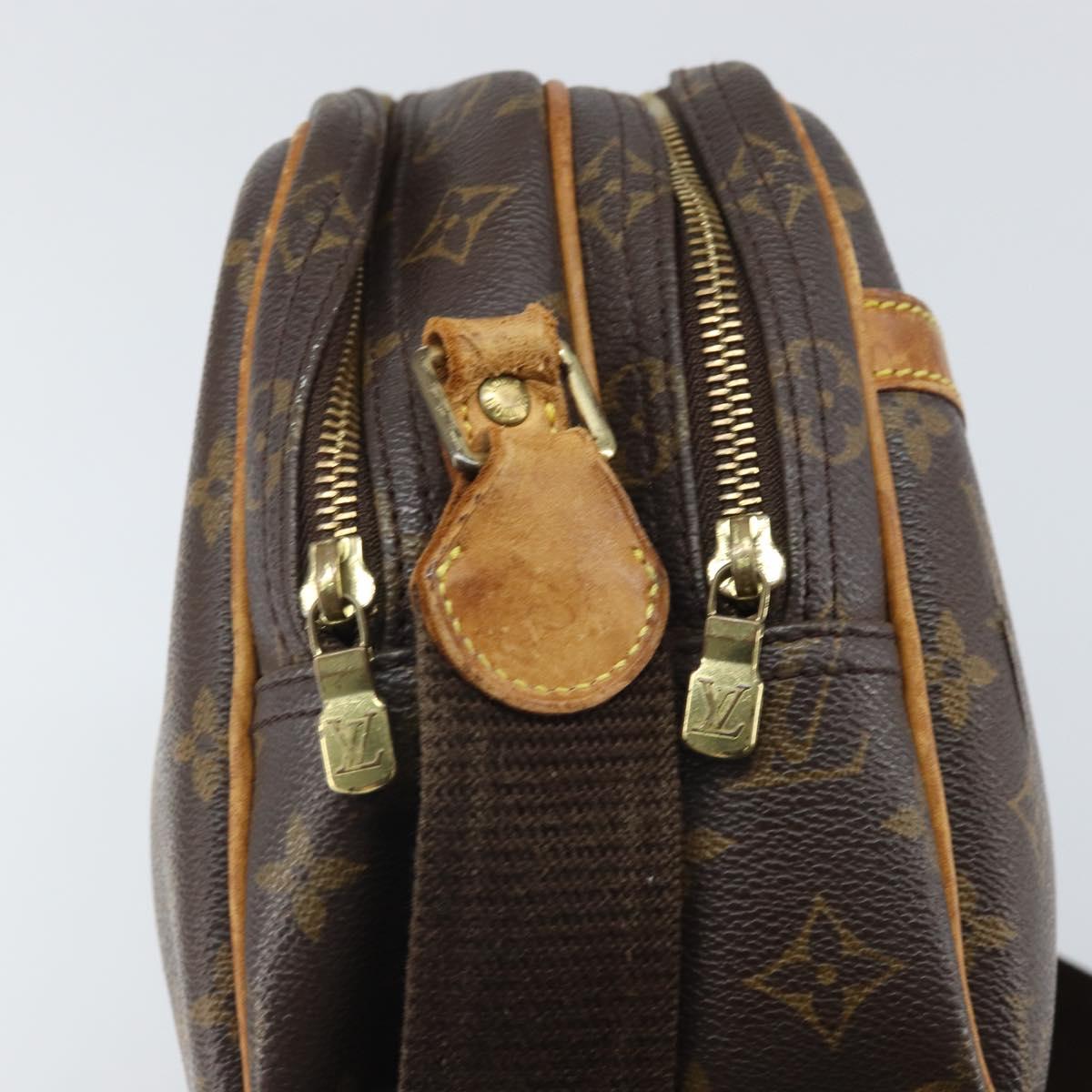 LOUIS VUITTON Monogram Reporter PM Shoulder Bag M45254 LV Auth bs32756