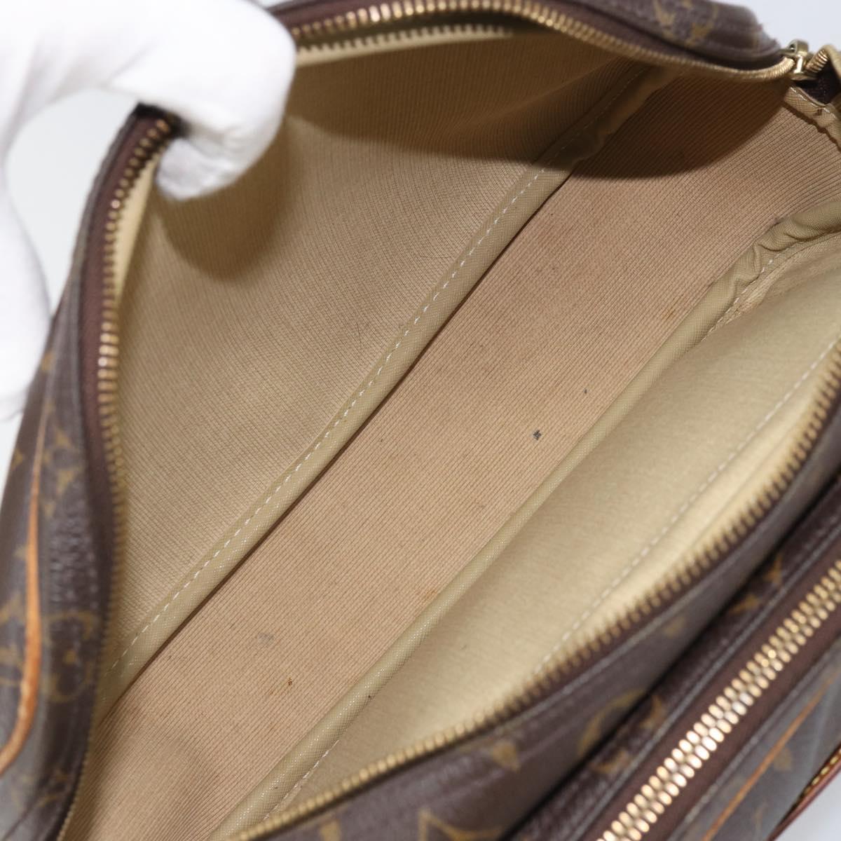 LOUIS VUITTON Monogram Reporter PM Shoulder Bag M45254 LV Auth bs32756