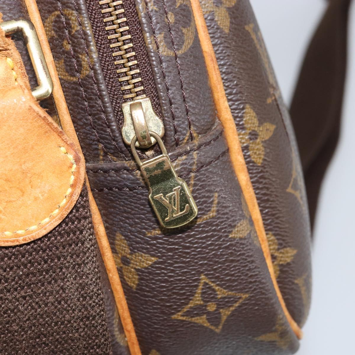 LOUIS VUITTON Monogram Reporter PM Shoulder Bag M45254 LV Auth bs32756