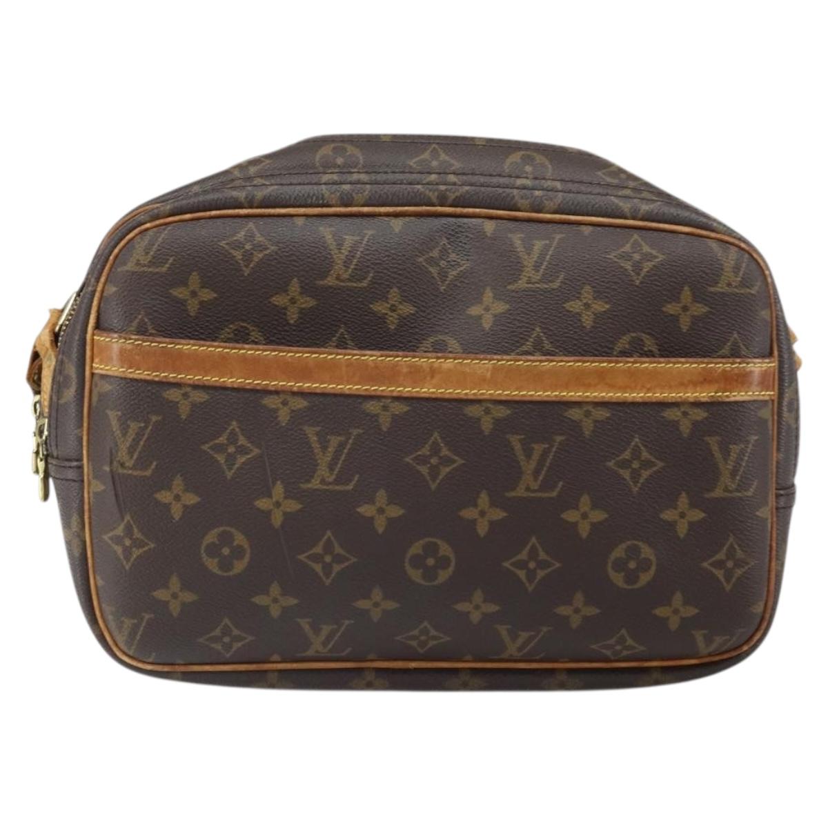 LOUIS VUITTON Monogram Reporter PM Shoulder Bag M45254 LV Auth bs32756