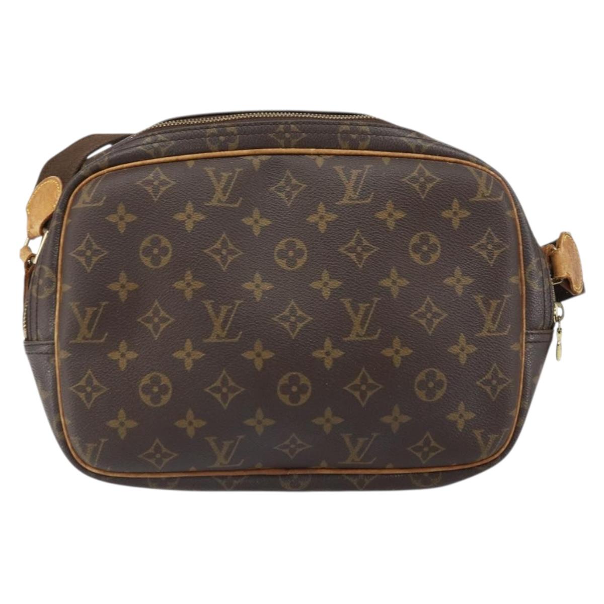 LOUIS VUITTON Monogram Reporter PM Shoulder Bag M45254 LV Auth bs32756