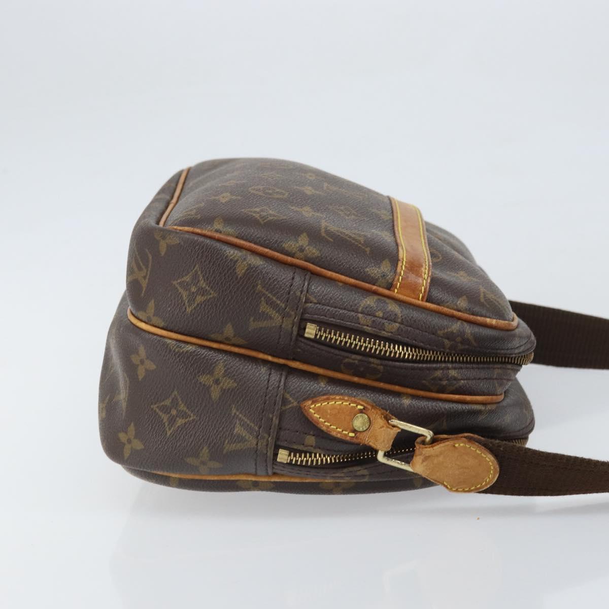 LOUIS VUITTON Monogram Reporter PM Shoulder Bag M45254 LV Auth bs32756