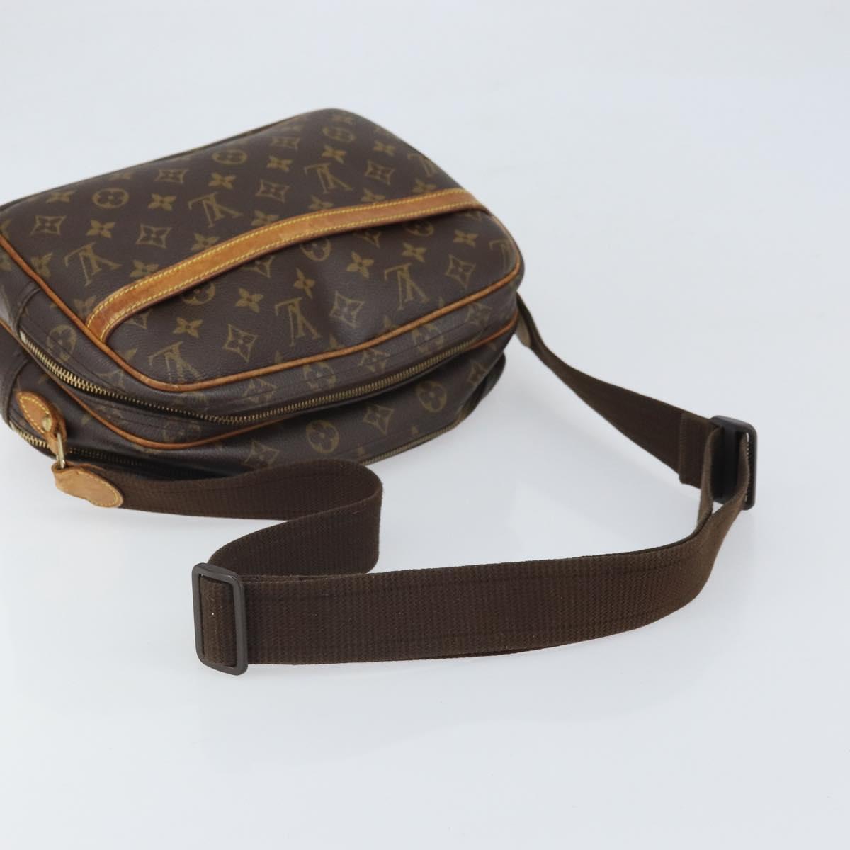 LOUIS VUITTON Monogram Reporter PM Shoulder Bag M45254 LV Auth bs32756