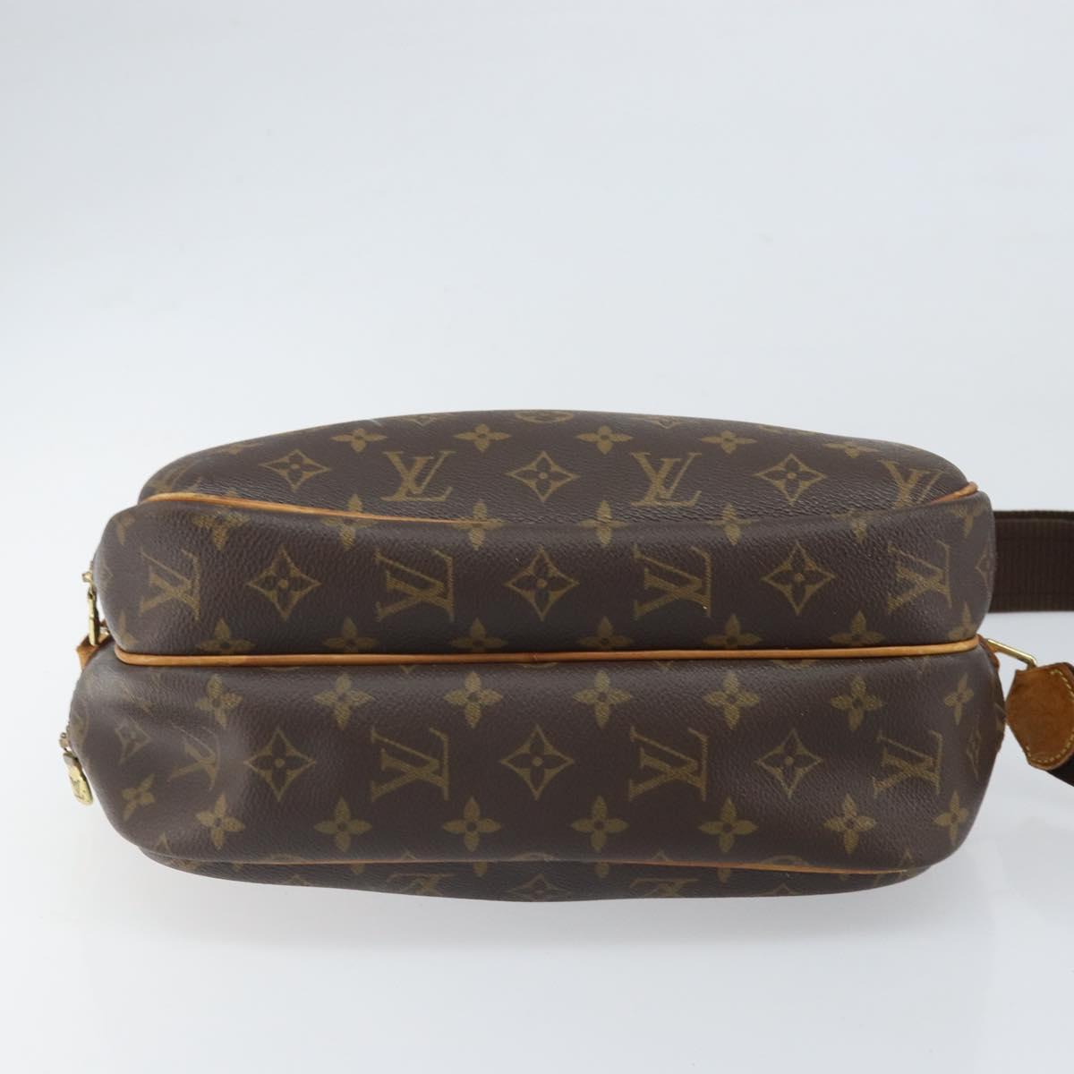 LOUIS VUITTON Monogram Reporter PM Shoulder Bag M45254 LV Auth bs32756