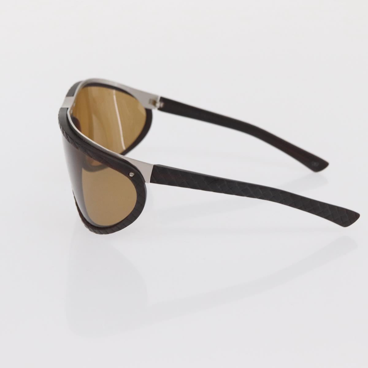 BOTTEGA VENETA Sunglasses metal Brown Auth bs32761