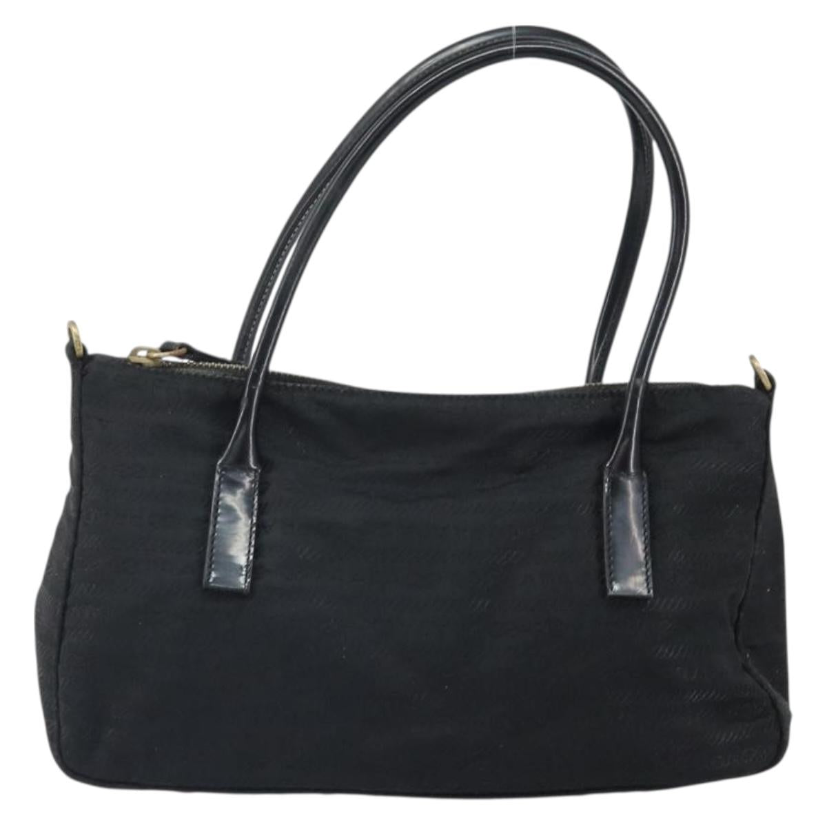 PRADA Hand Bag Nylon Black Auth bs32763