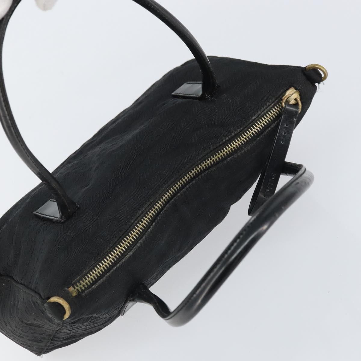 PRADA Hand Bag Nylon Black Auth bs32763