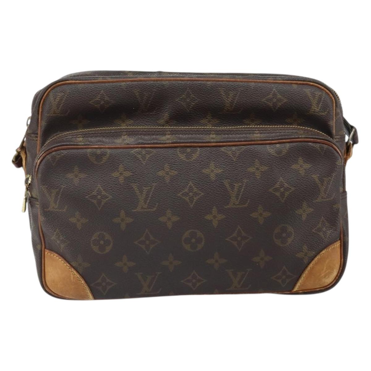 LOUIS VUITTON Monogram Nile Shoulder Bag M45244 LV Auth bs32764
