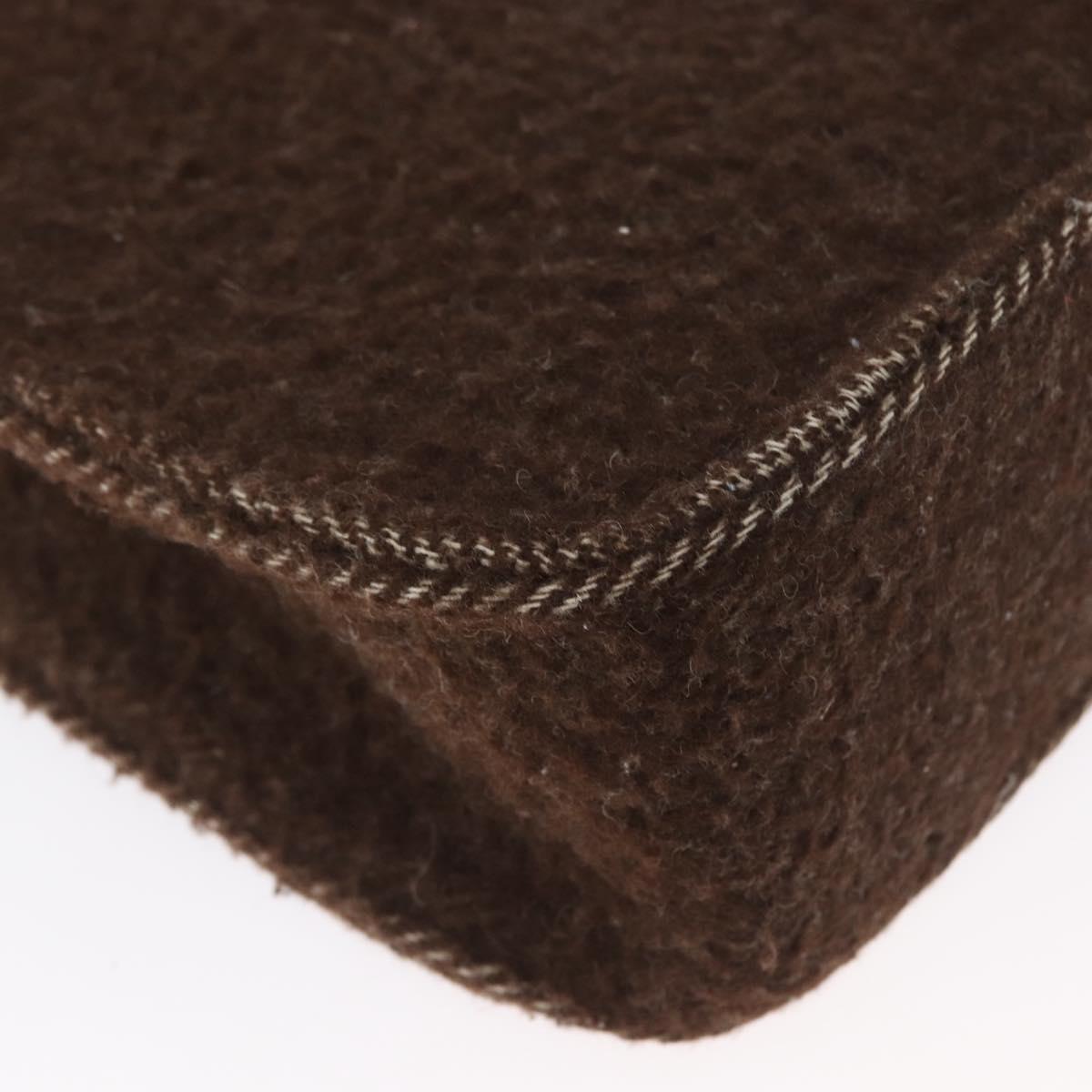 CHANEL Tote Bag Mouton Brown CC Auth bs32769