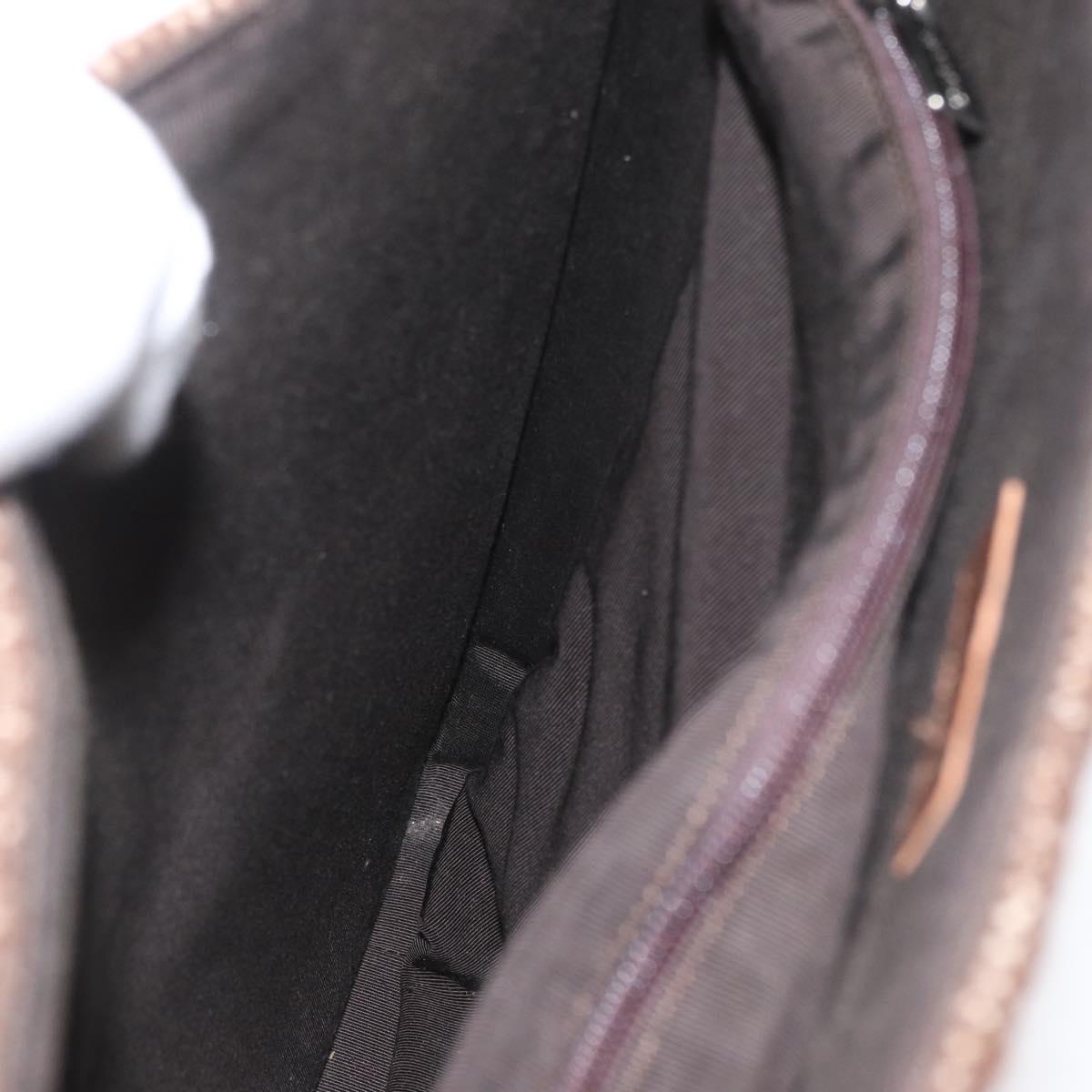 CHANEL Tote Bag Mouton Brown CC Auth bs32769