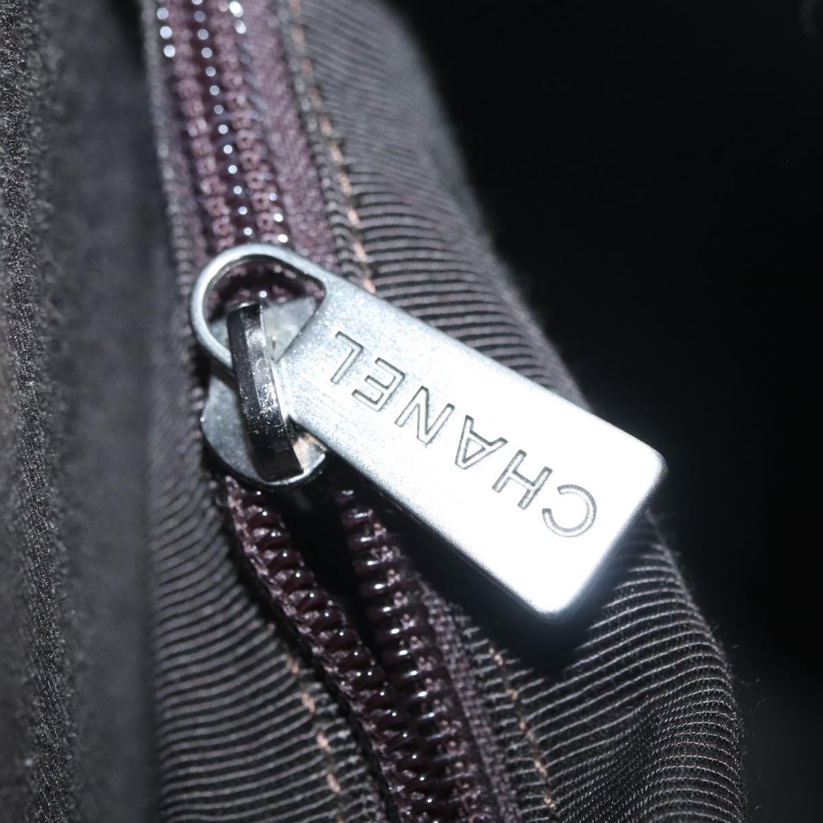 CHANEL Tote Bag Mouton Brown CC Auth bs32769