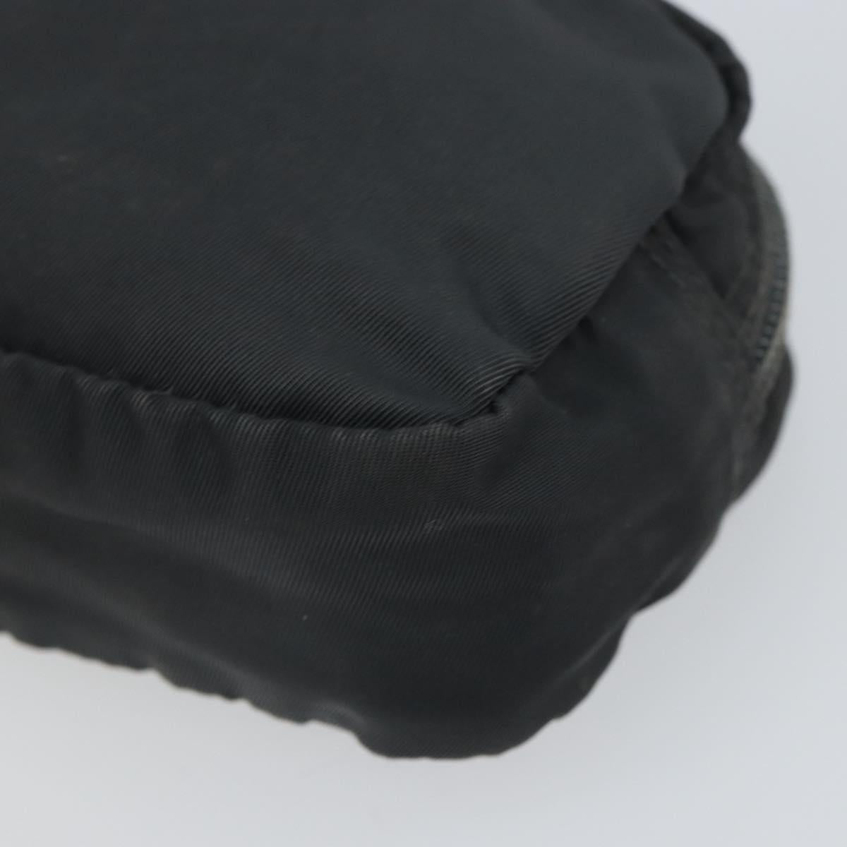 PRADA Pouch Nylon Black Auth bs32795