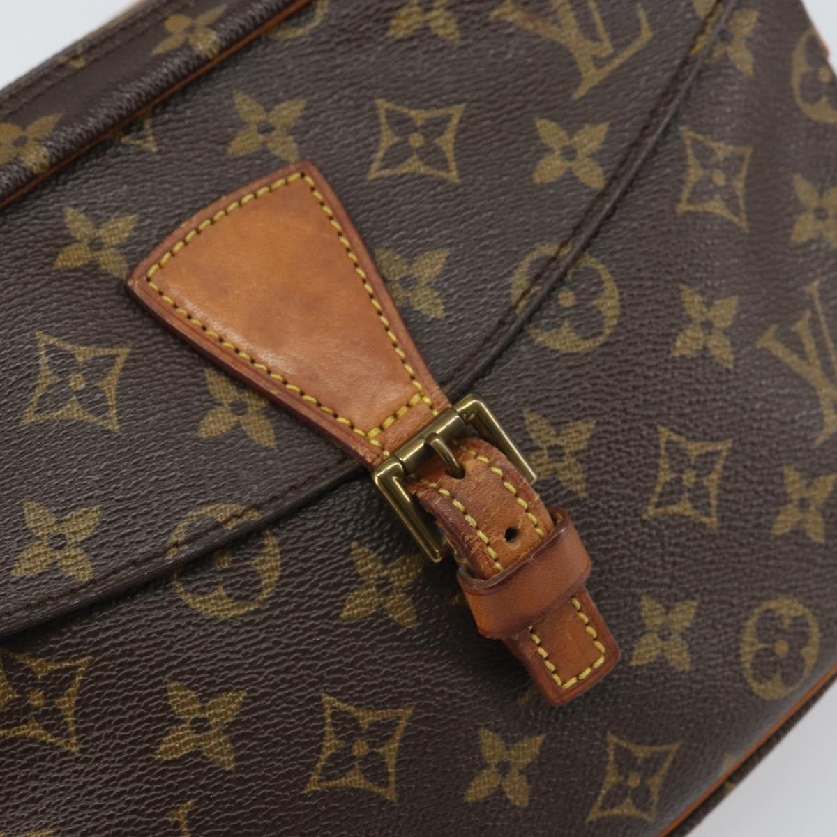 LOUIS VUITTON Monogram Jeune Fille MM Shoulder Bag M51226 LV Auth bs32798