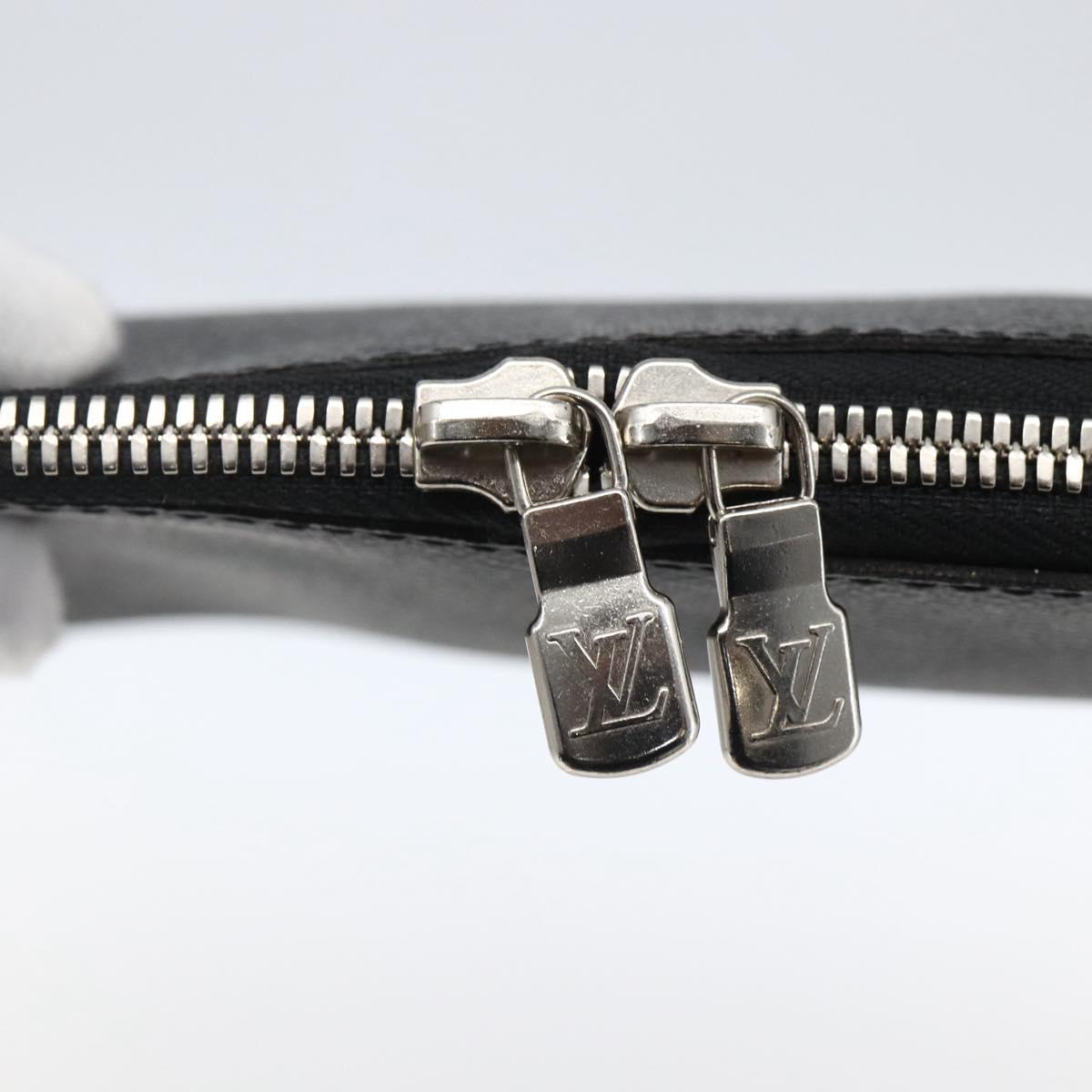 LOUIS VUITTON Damier Graphite Necktie Case Etui Cravat N41136 LV Auth bs32801V