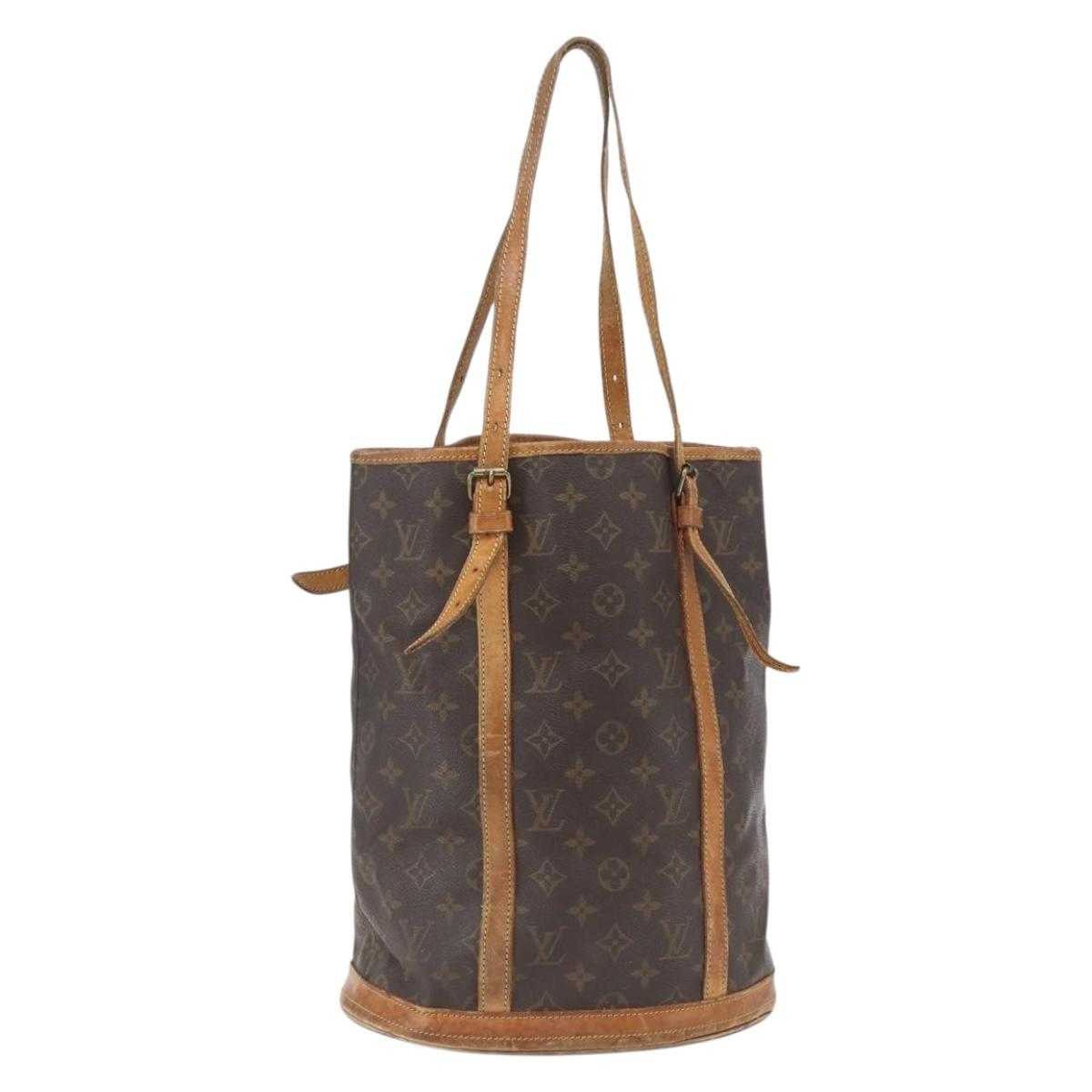 LOUIS VUITTON Monogram Bucket GM Shoulder Bag M42236 LV Auth bs32814