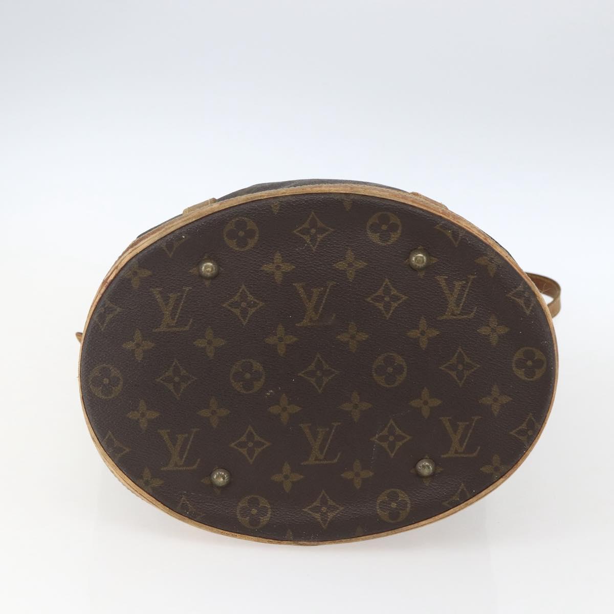LOUIS VUITTON Monogram Bucket GM Shoulder Bag M42236 LV Auth bs32814