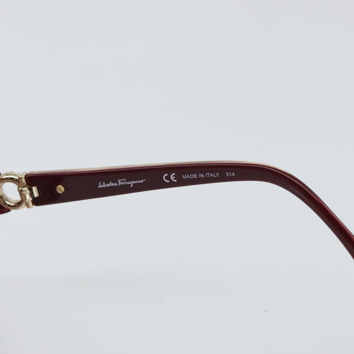 Salvatore Ferragamo Sunglasses plastic Red Auth bs32845