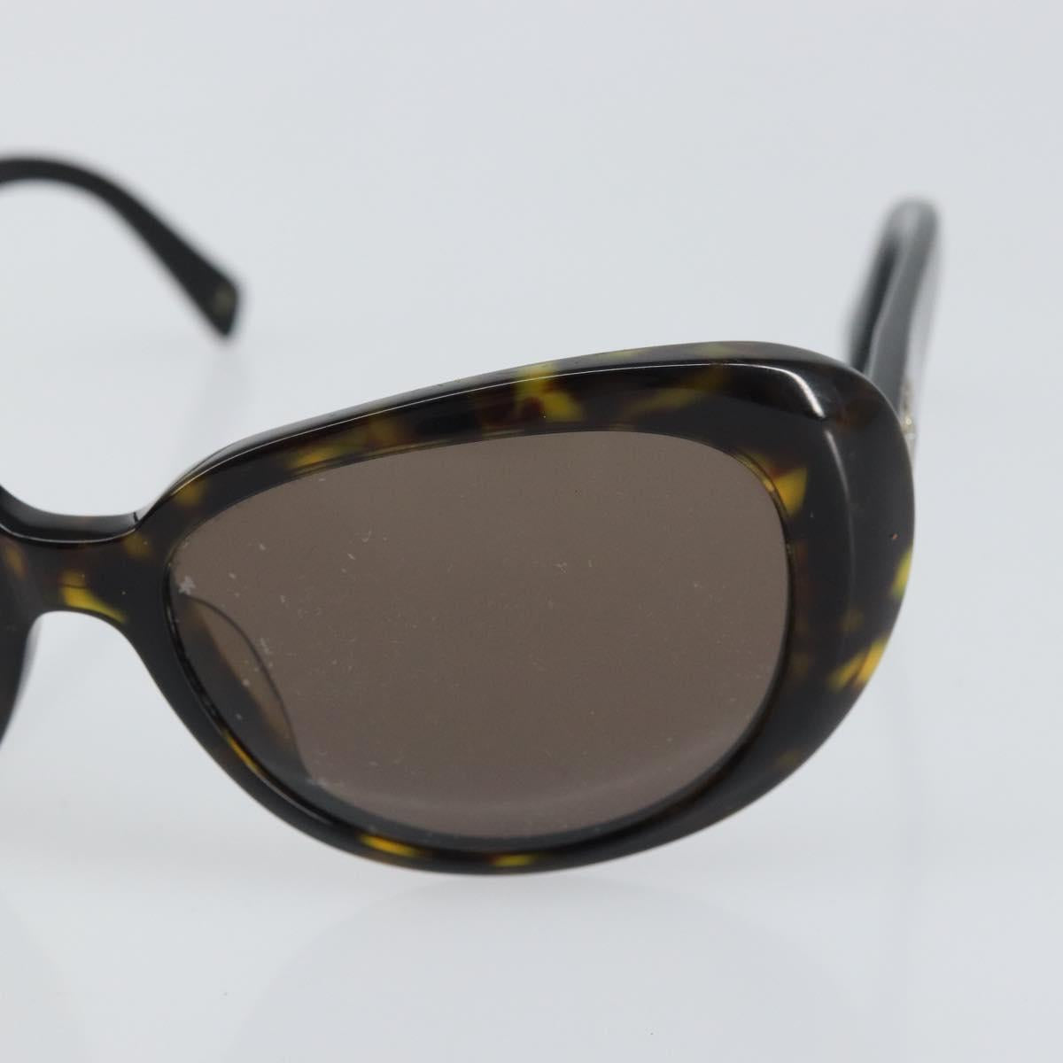 CHANEL Sunglasses plastic Black CC Auth bs32851