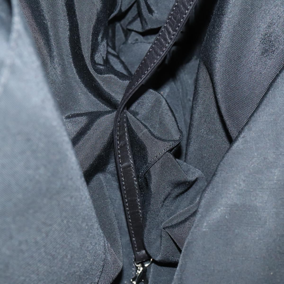 CHANEL Unlimited Tote Bag Nylon Silver CC Auth bs32854