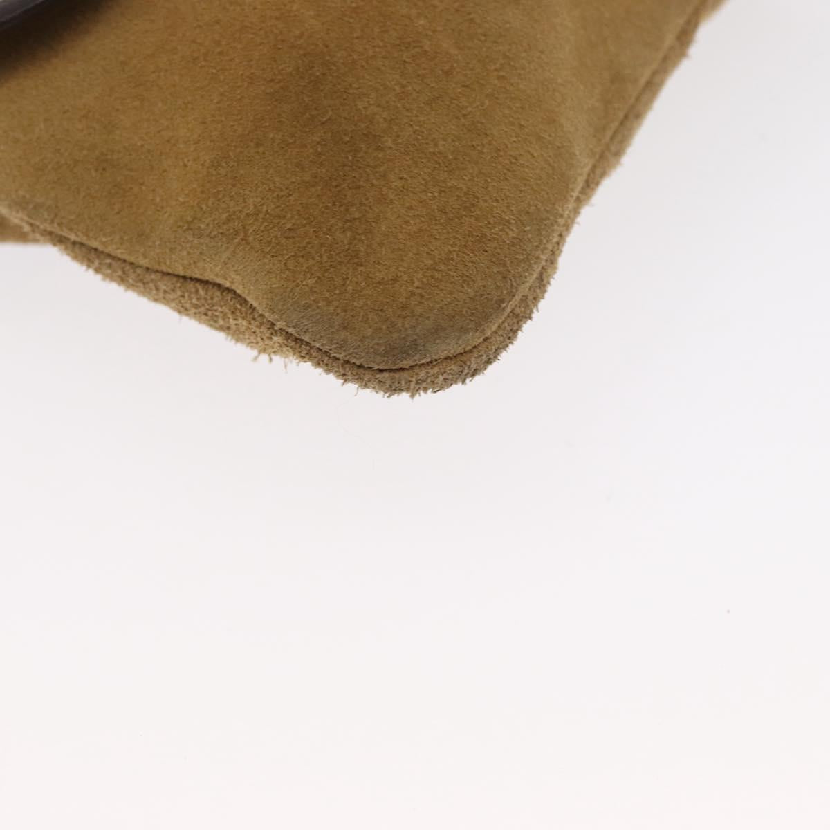LOEWE Shoulder Bag Suede Brown Auth bs32883