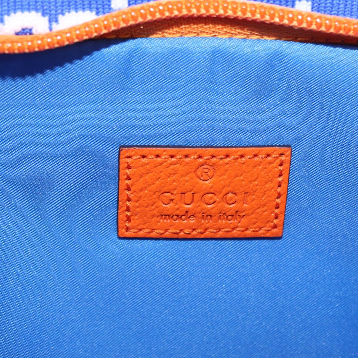 GUCCI Waist bag Nylon Purple Silver 752102 Auth bs32891V