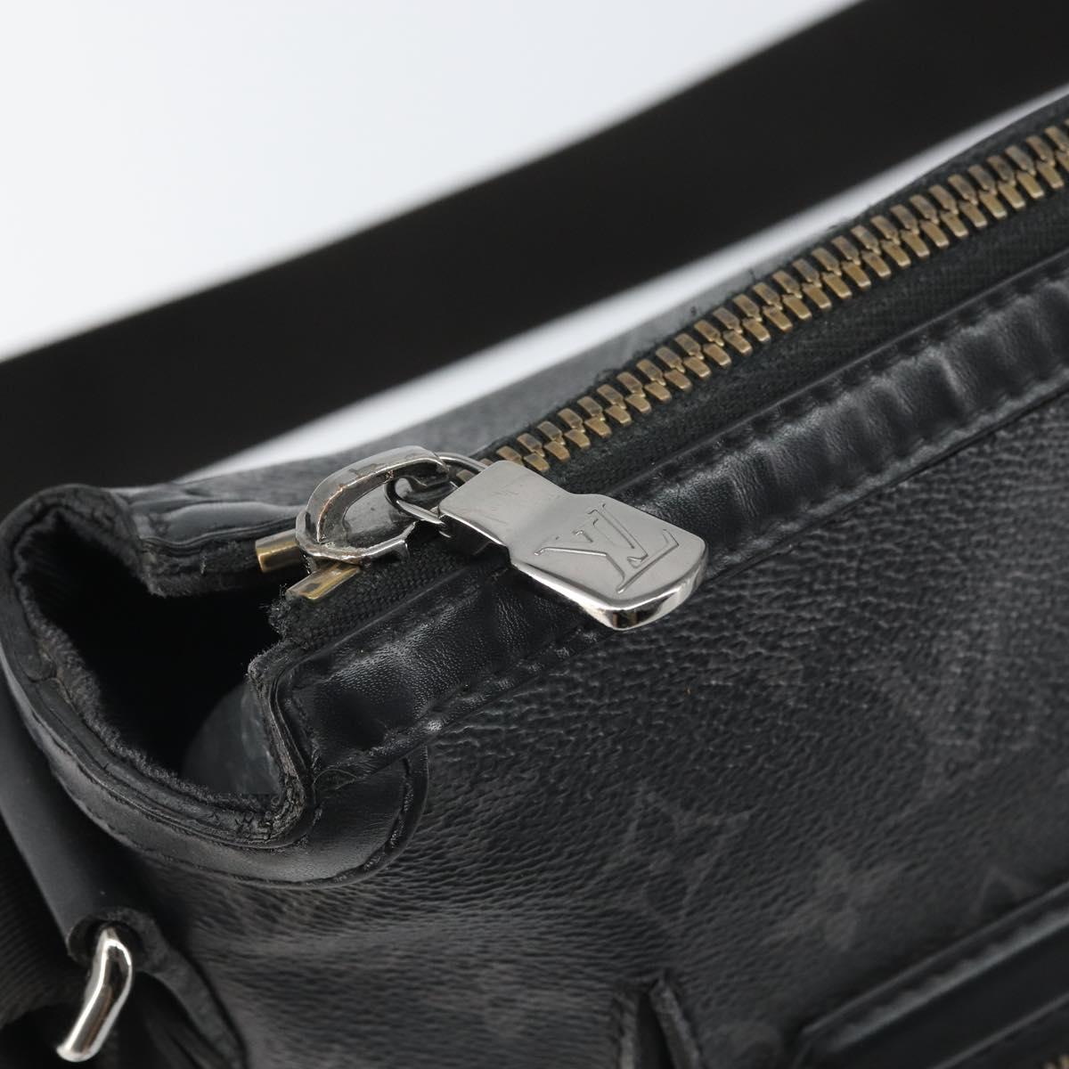 LOUIS VUITTON Monogram Eclipse Odyssey Messenger PM Bag M44223 LV Auth bs32897