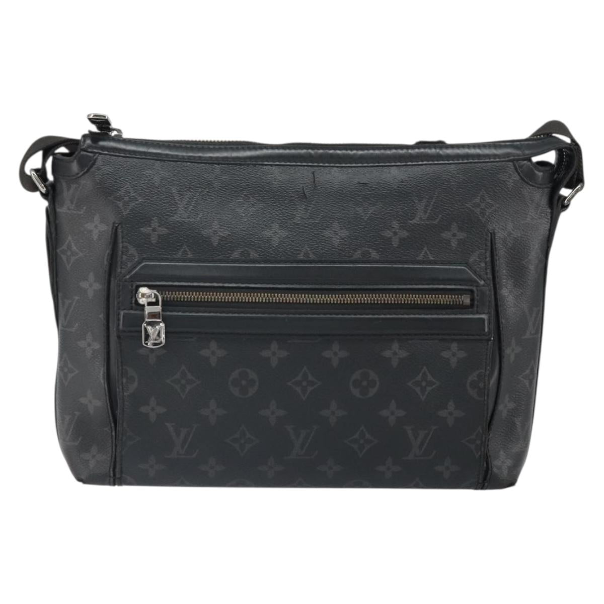 LOUIS VUITTON Monogram Eclipse Odyssey Messenger PM Bag M44223 LV Auth bs32897