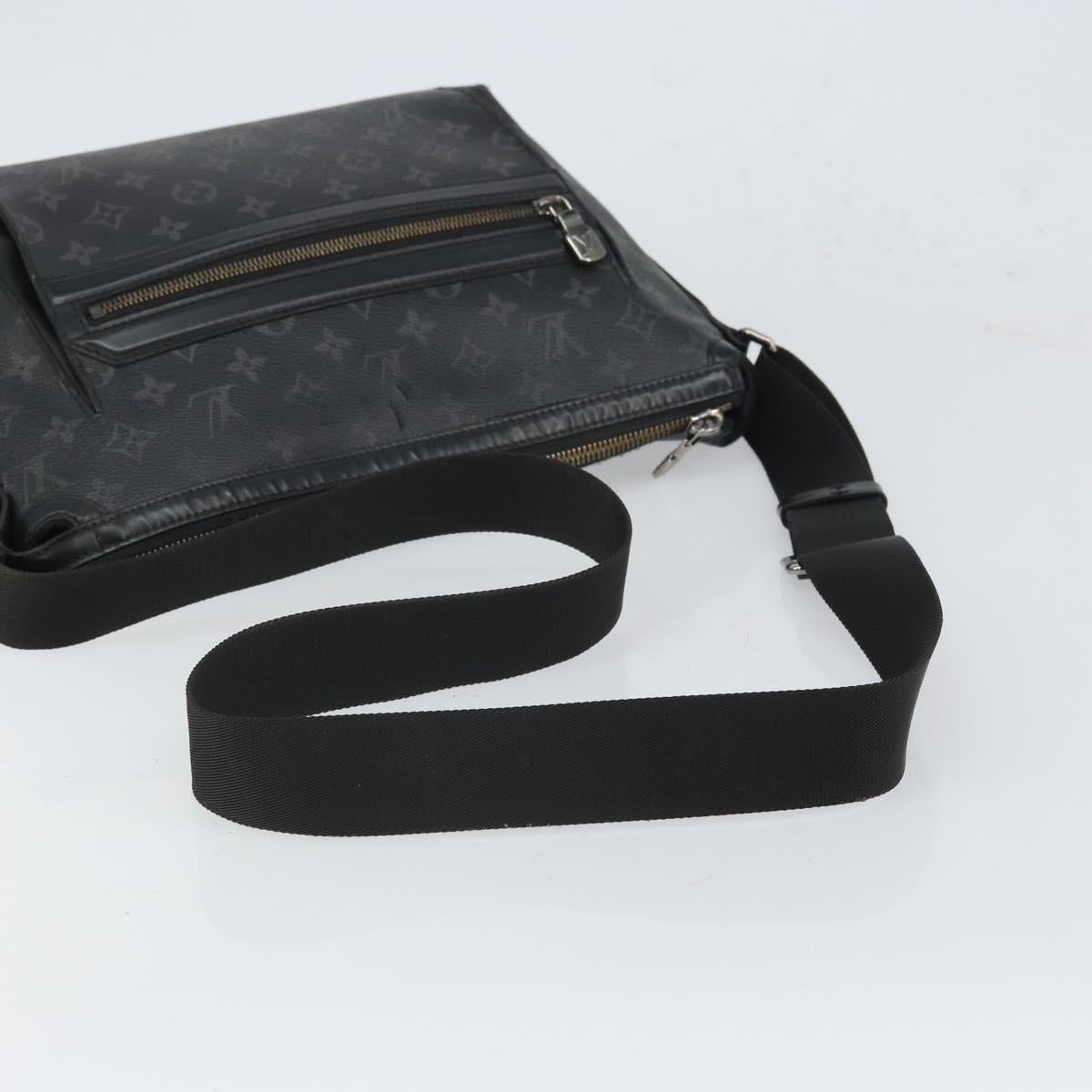 LOUIS VUITTON Monogram Eclipse Odyssey Messenger PM Bag M44223 LV Auth bs32897