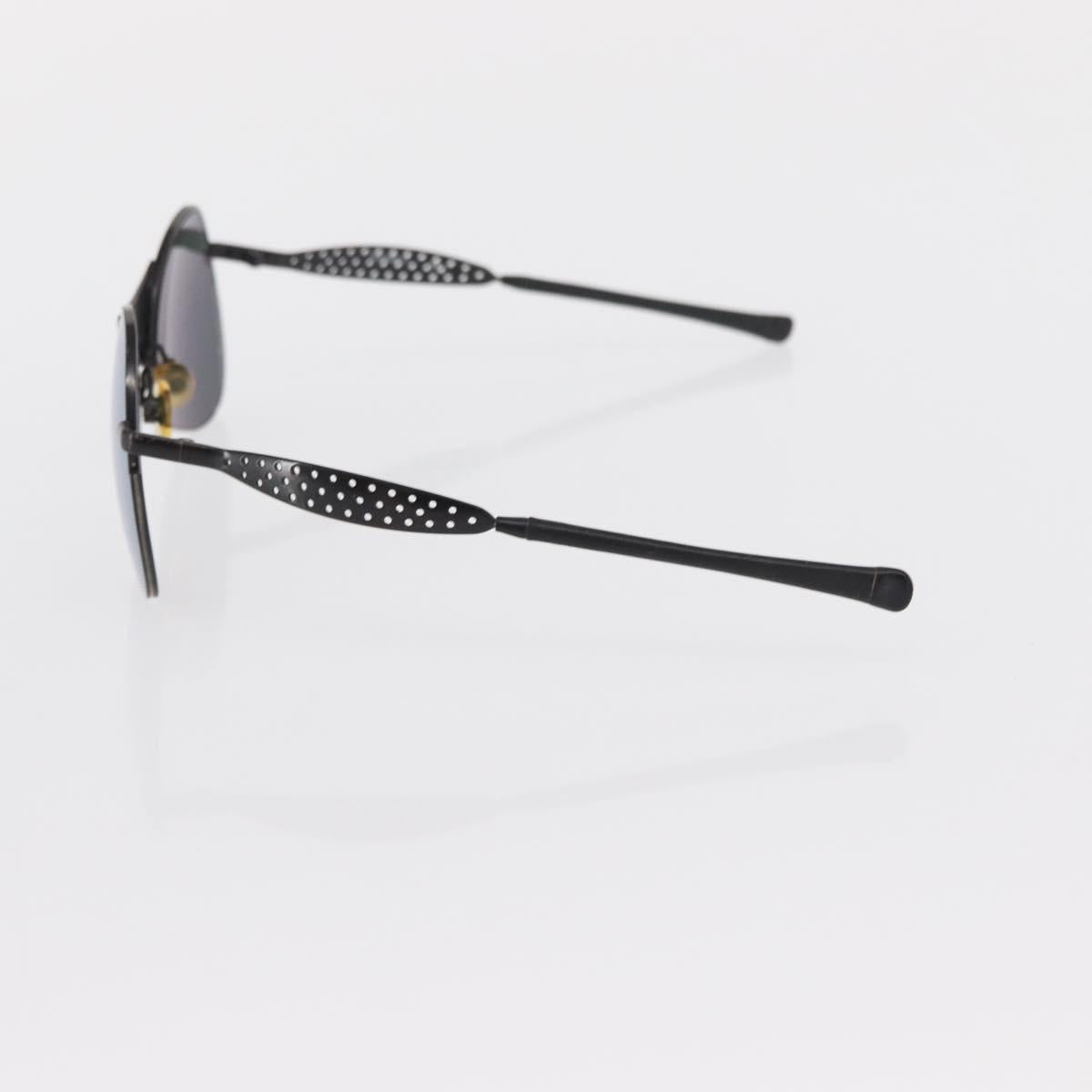 CHANEL Sunglasses plastic 2 Set Black Beige CC Auth bs32905