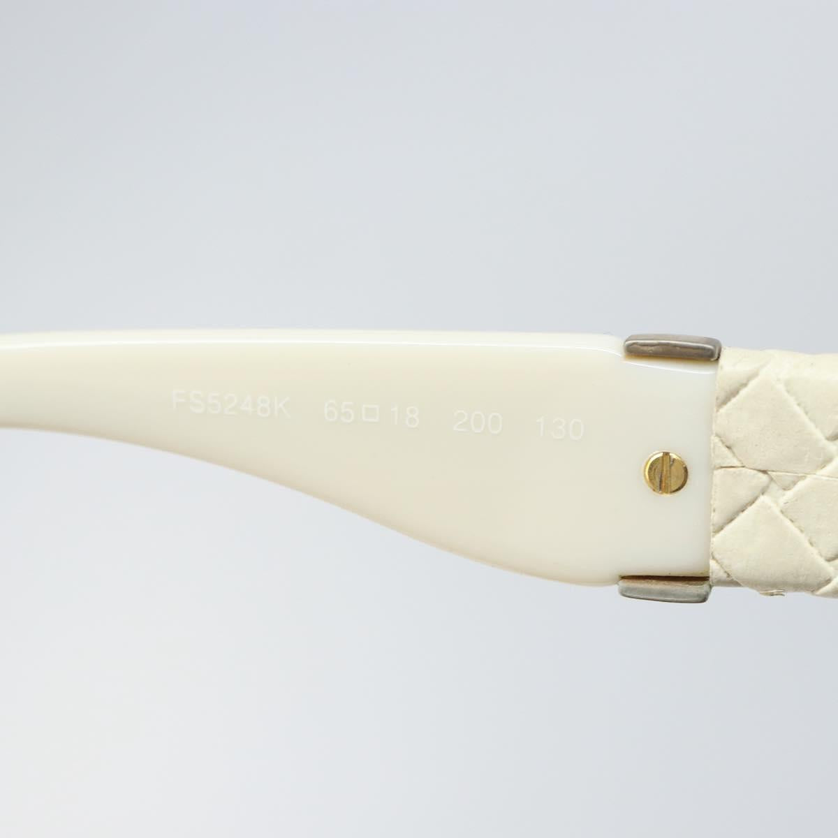 FENDI Sunglasses plastic Brown Auth bs32913