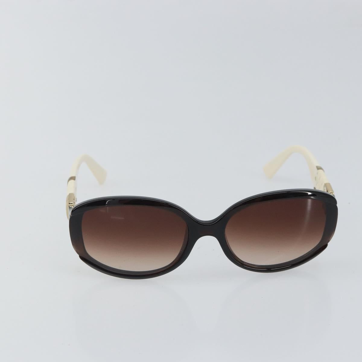 FENDI Sunglasses plastic Brown Auth bs32913