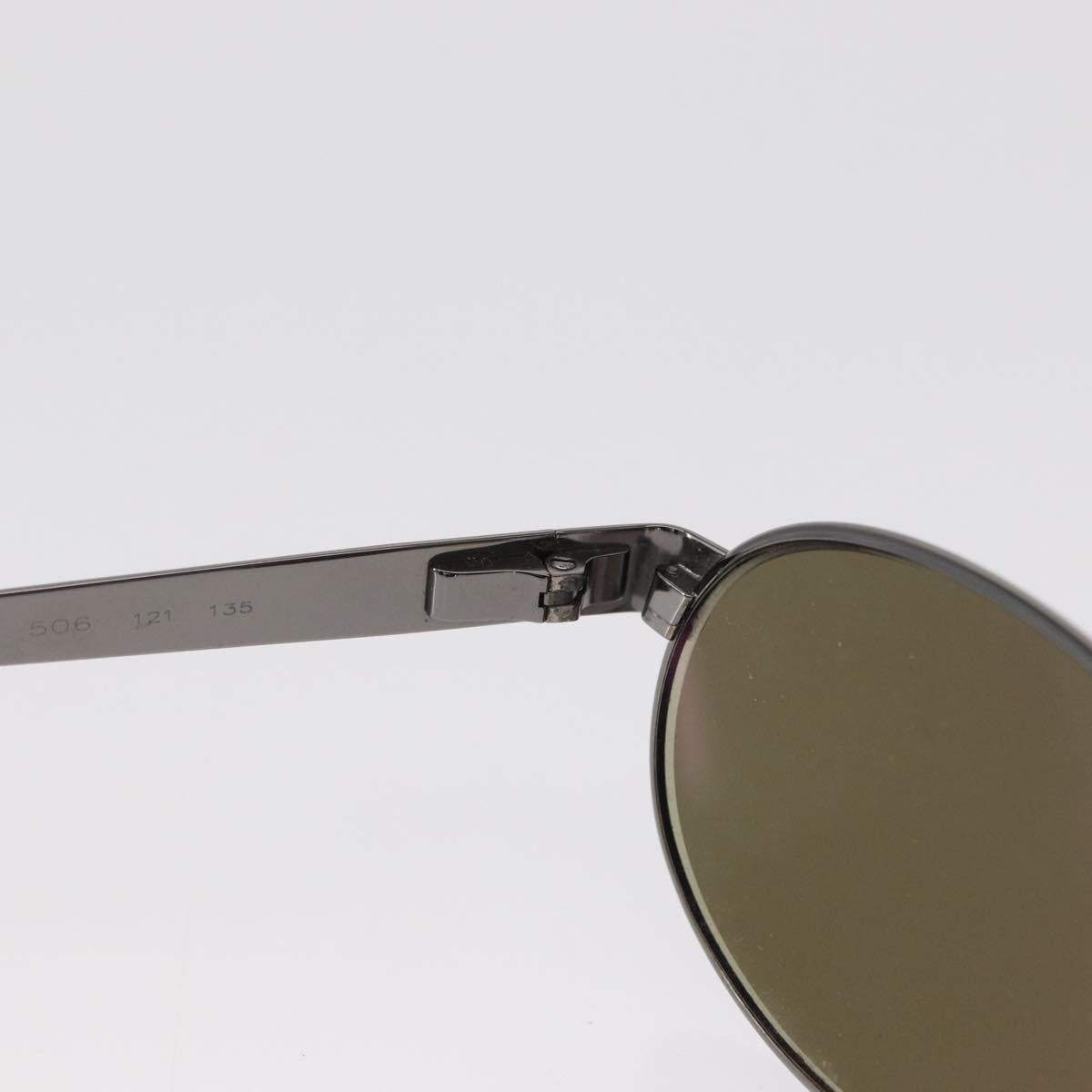 BVLGARI Sunglasses metal Brown Auth bs32914