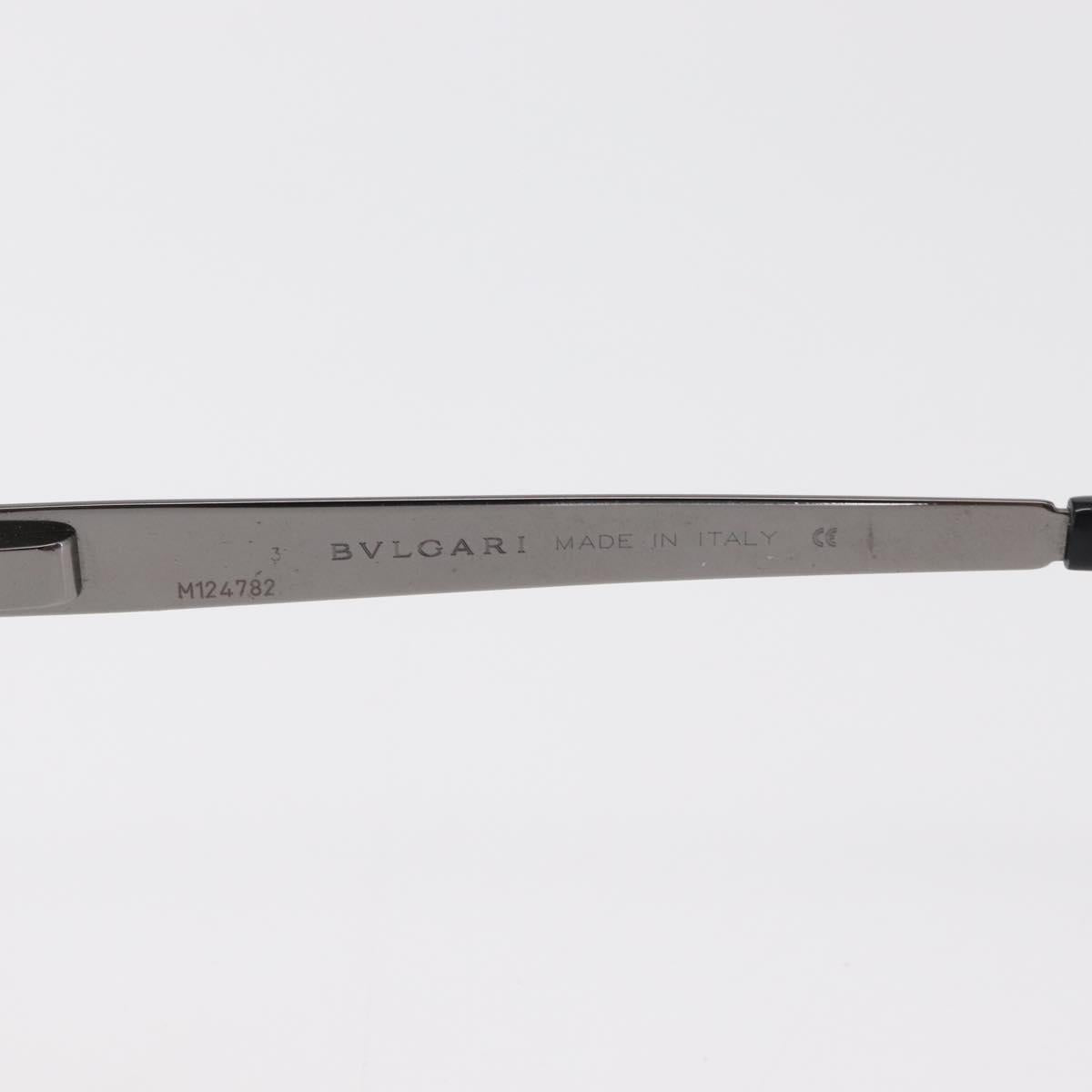 BVLGARI Sunglasses metal Brown Auth bs32914