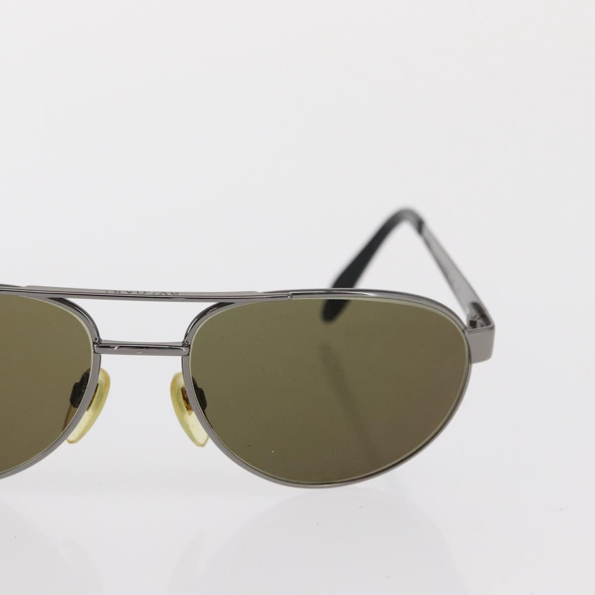 BVLGARI Sunglasses metal Brown Auth bs32914