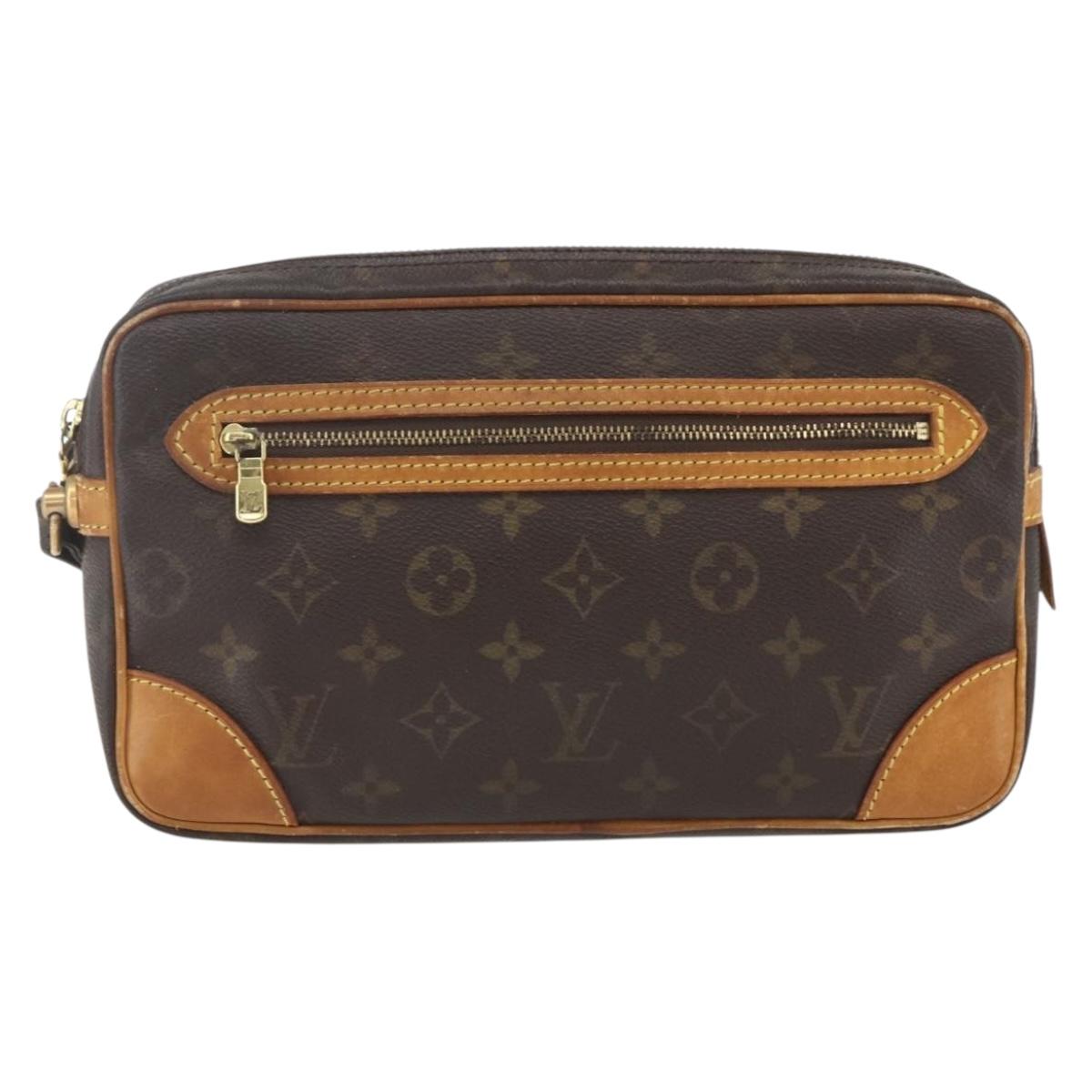 LOUIS VUITTON Monogram Marly Dragonne GM Clutch Bag M51825 LV Auth bs32933