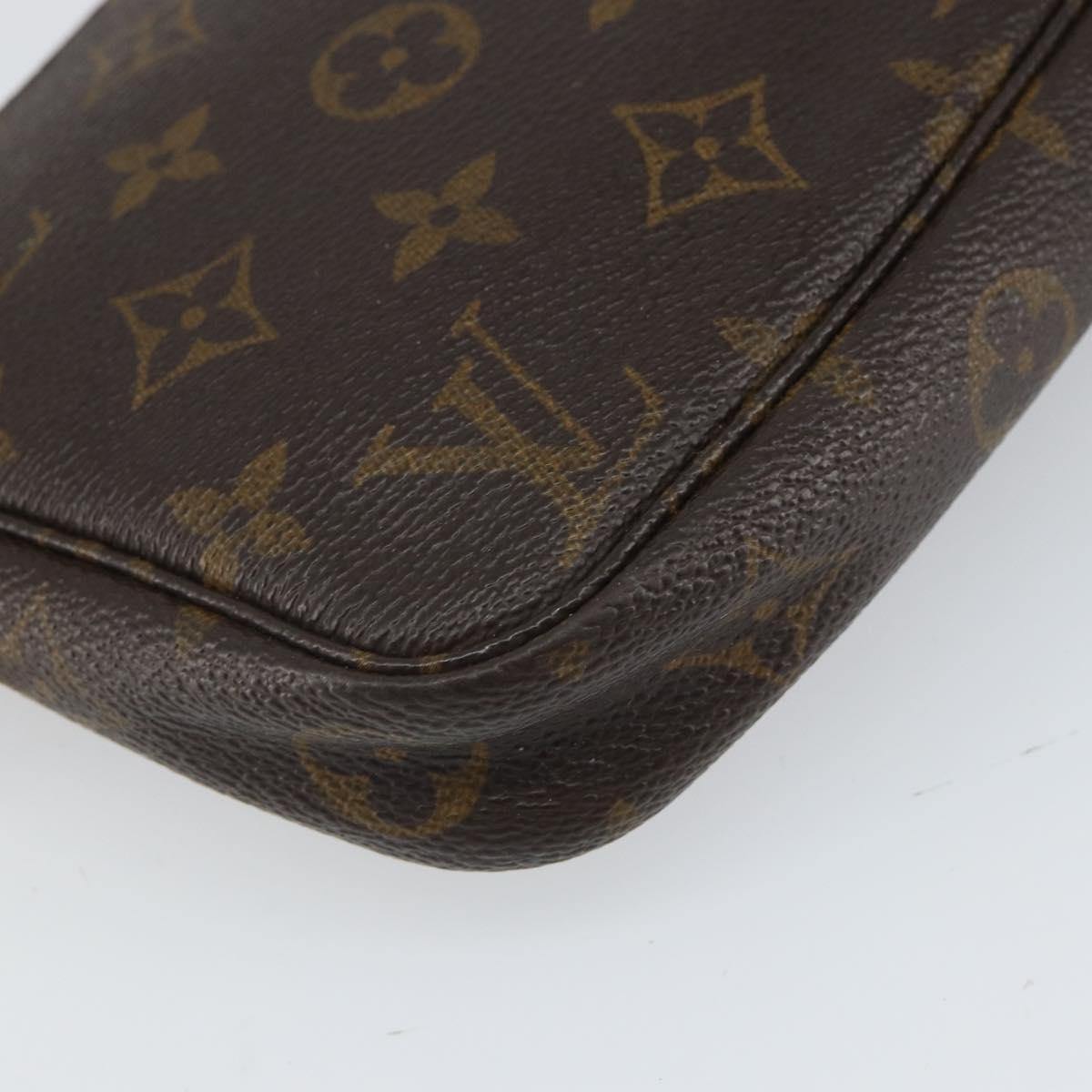 LOUIS VUITTON Monogram Pochette Accessoires Pouch M51980 LV Auth bs32934