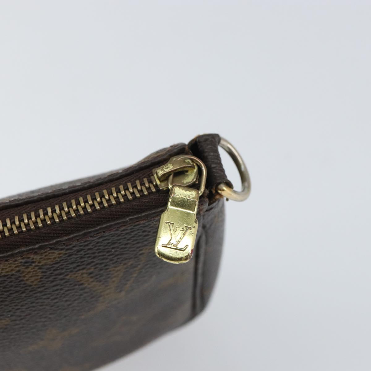 LOUIS VUITTON Monogram Pochette Accessoires Pouch M51980 LV Auth bs32934