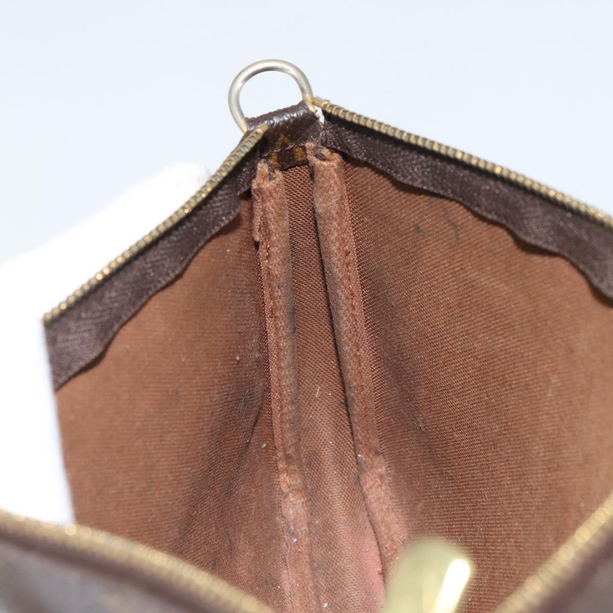 LOUIS VUITTON Monogram Pochette Accessoires Pouch M51980 LV Auth bs32934