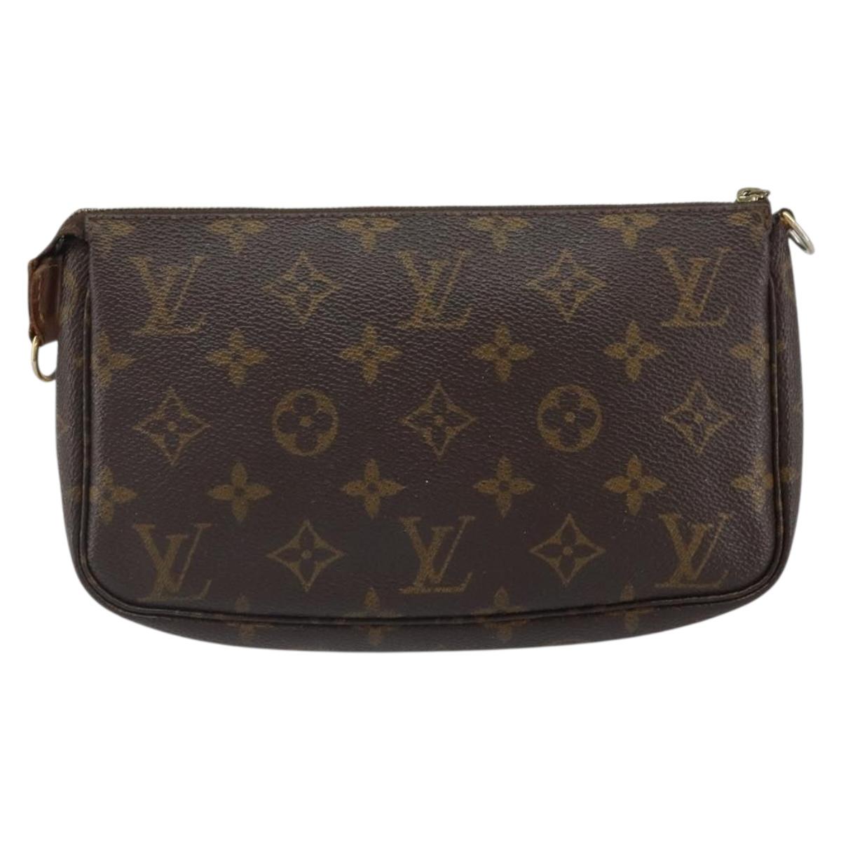 LOUIS VUITTON Monogram Pochette Accessoires Pouch M51980 LV Auth bs32934