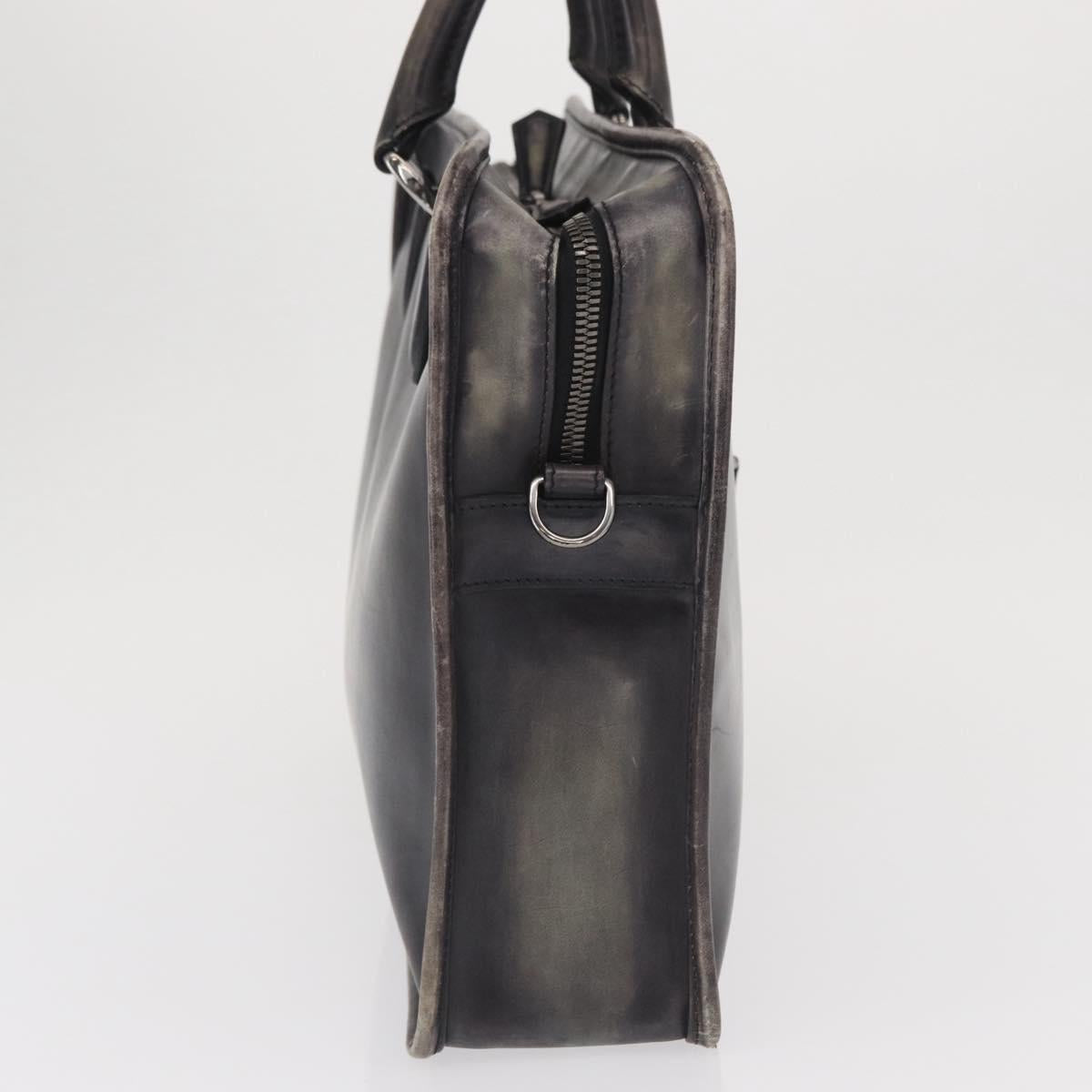 Berluti Hand Bag Leather Navy Auth bs32949
