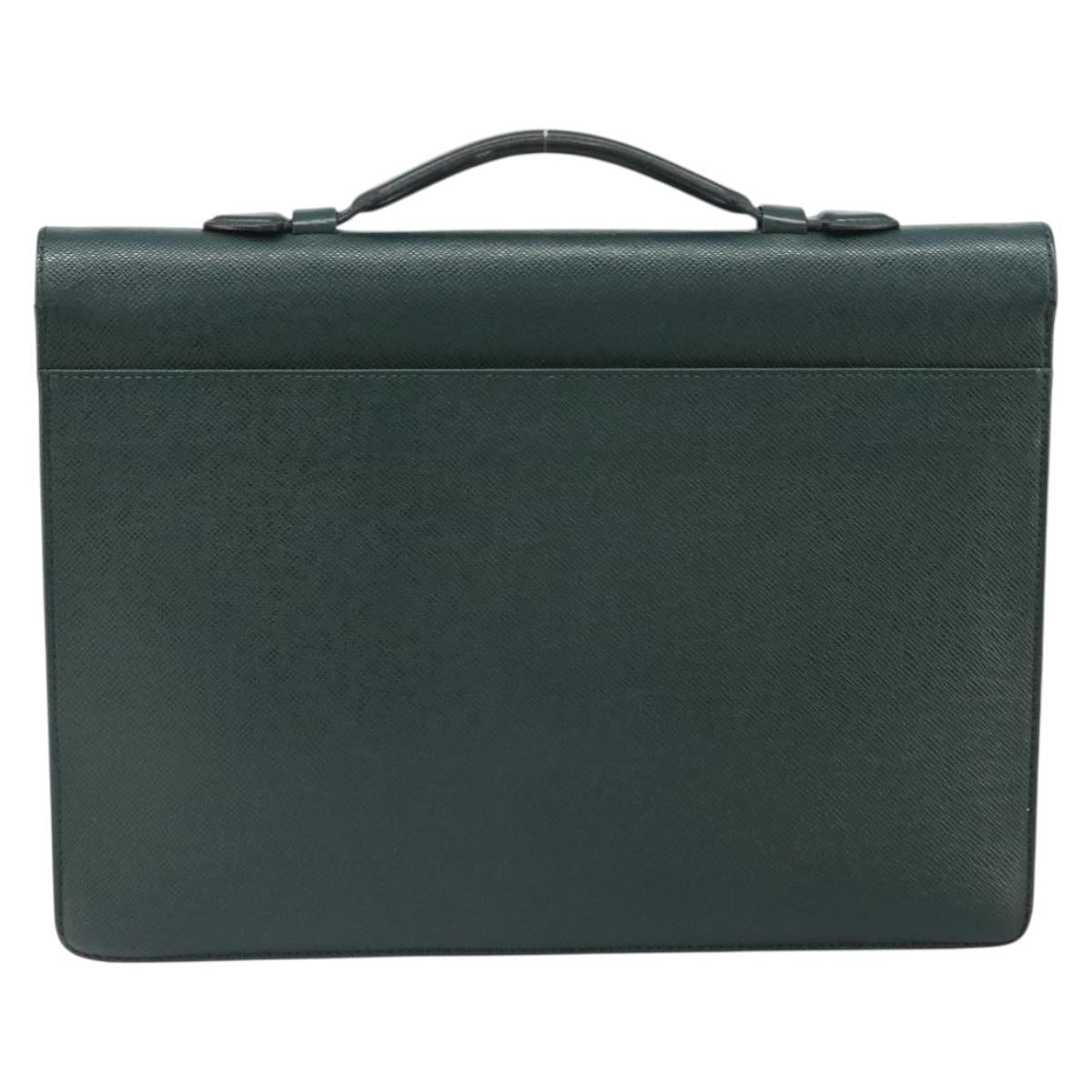 LOUIS VUITTON Taiga Serviette Kourad Business Bag Epicea T16786 LV Auth bs33013
