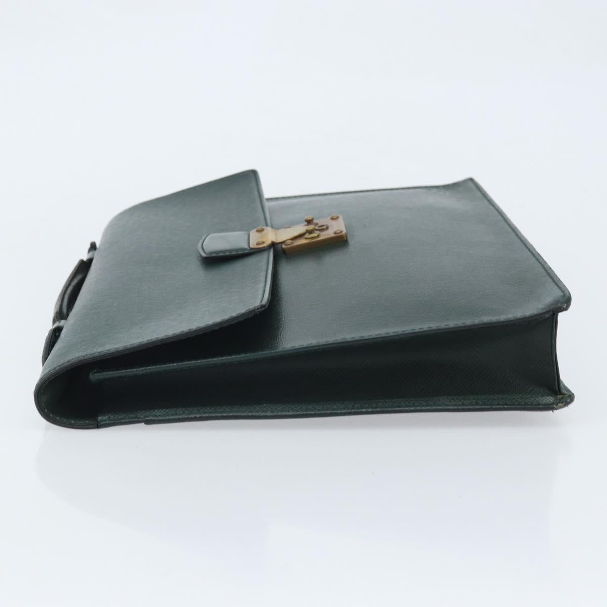 LOUIS VUITTON Taiga Serviette Kourad Business Bag Epicea T16786 LV Auth bs33013