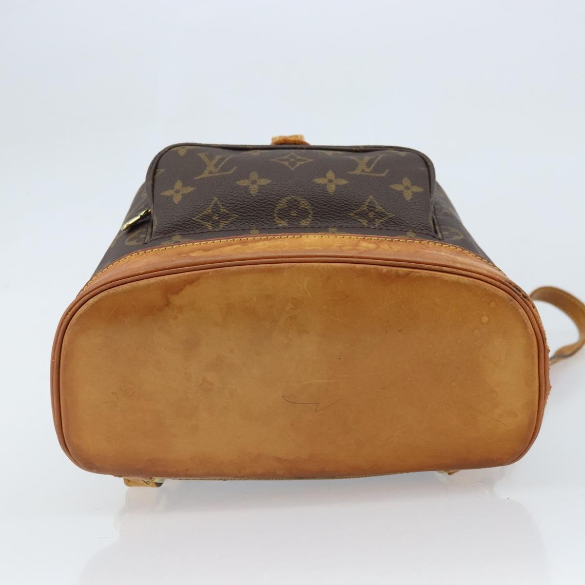LOUIS VUITTON Monogram Montsouris MM Backpack M51136 LV Auth bs33016