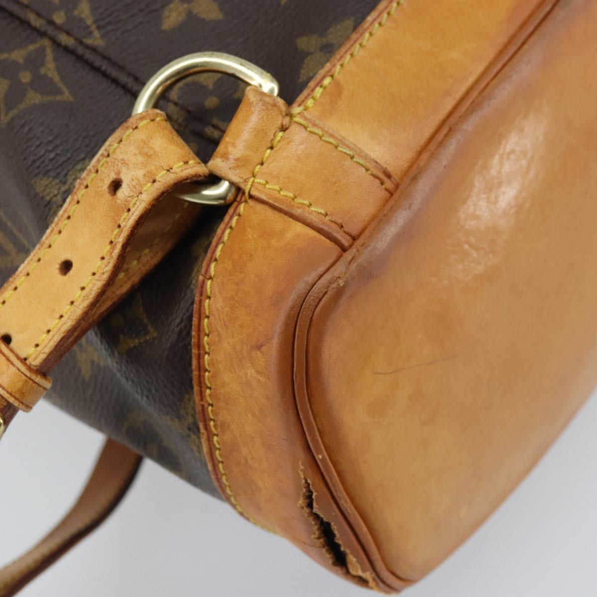 LOUIS VUITTON Monogram Montsouris MM Backpack M51136 LV Auth bs33016