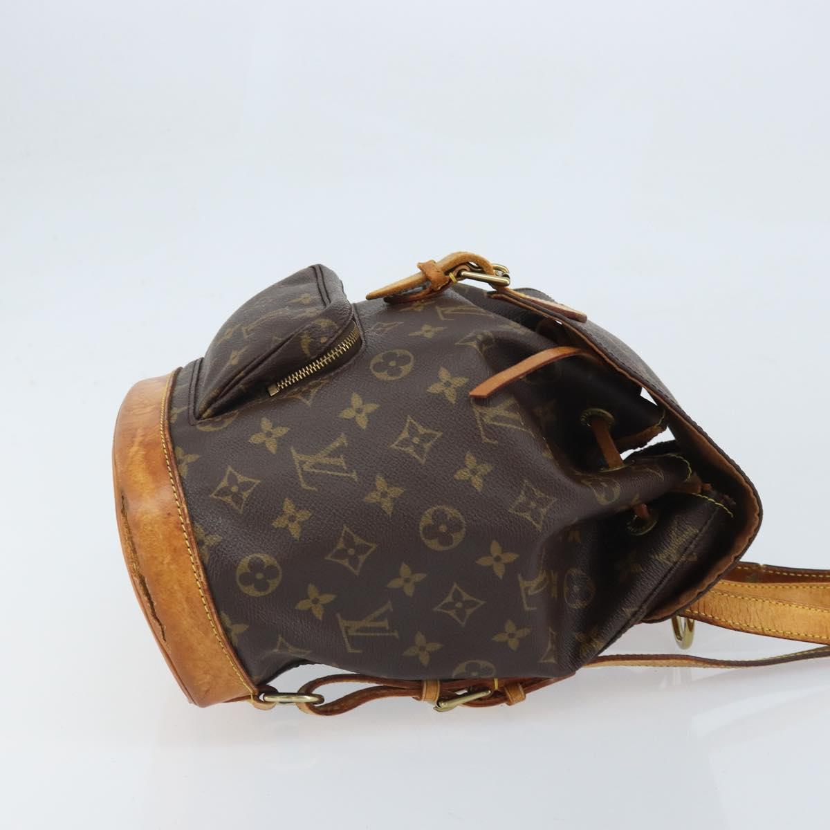 LOUIS VUITTON Monogram Montsouris MM Backpack M51136 LV Auth bs33016