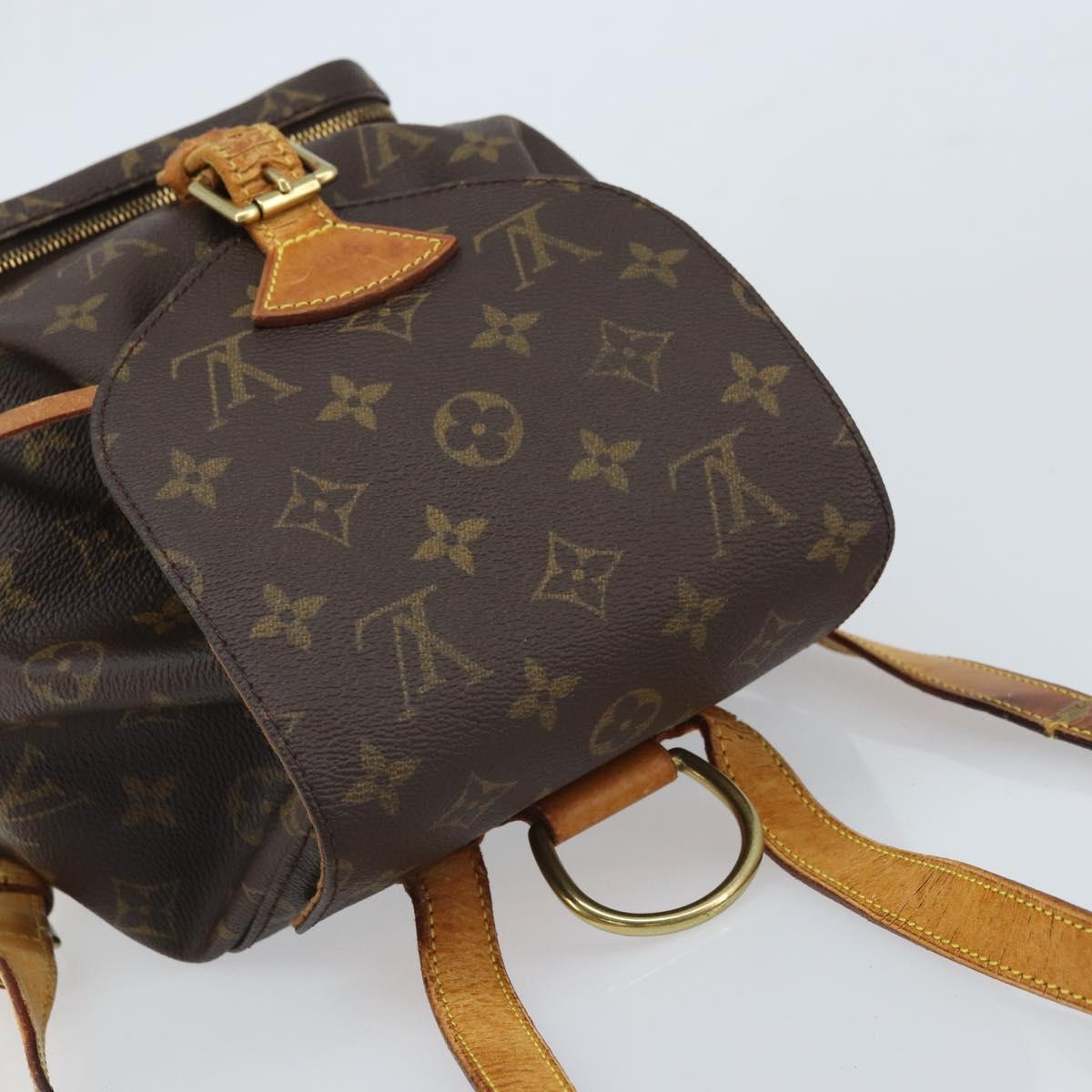 LOUIS VUITTON Monogram Montsouris MM Backpack M51136 LV Auth bs33016