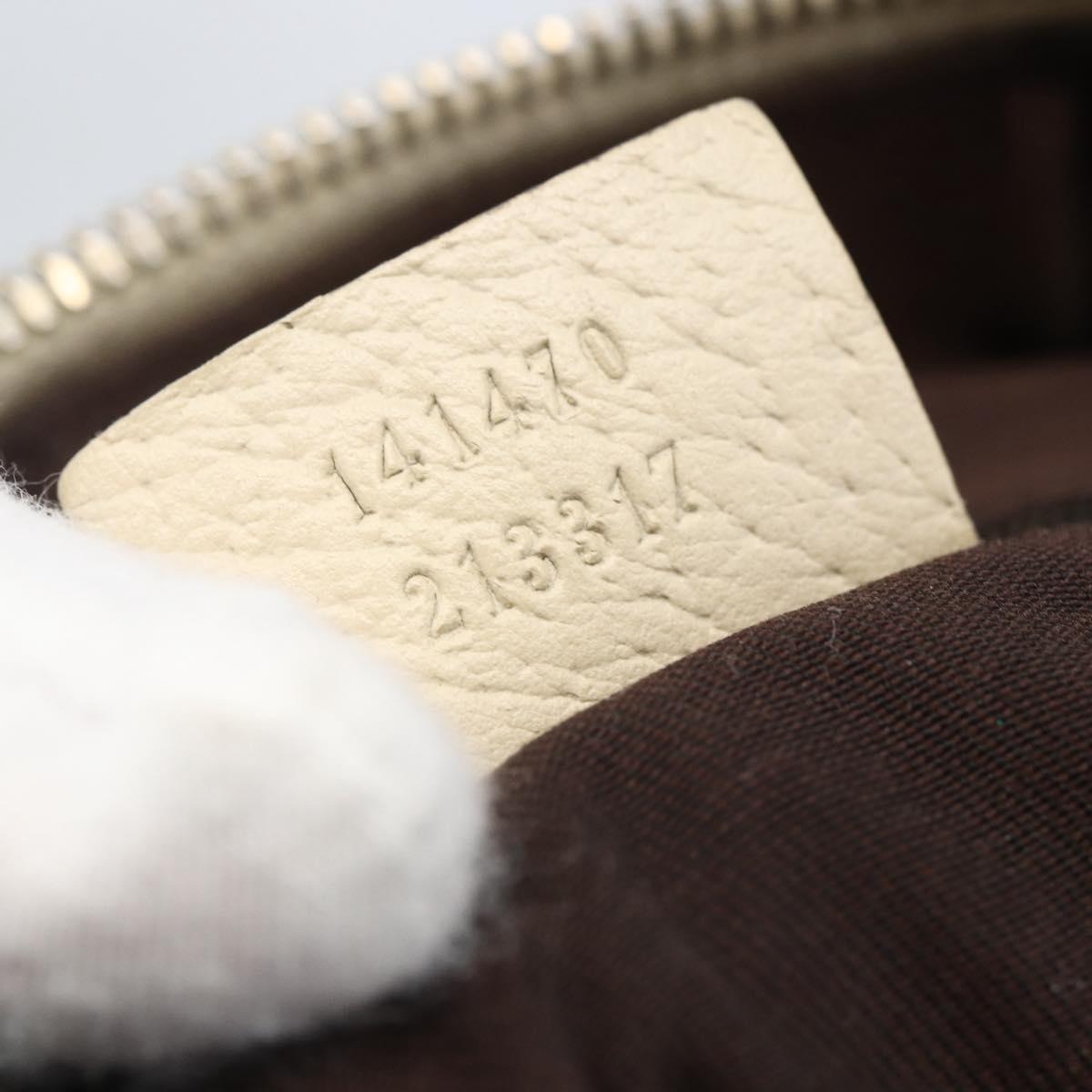 GUCCI GG Canvas Tote Bag Beige Gold 141470 Auth bs33022