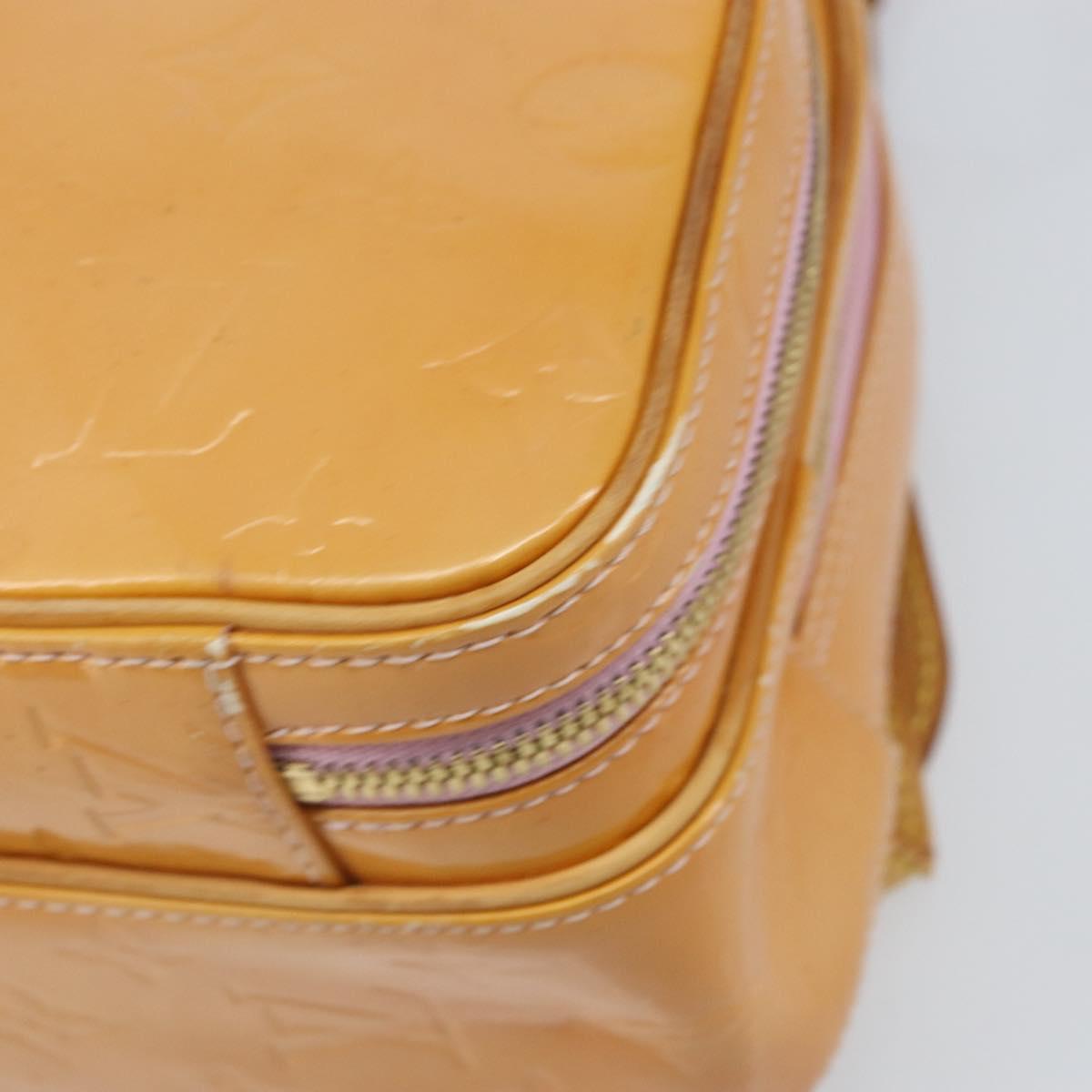 LOUIS VUITTON Vernis Marley Backpack Marshmallow Pink M91039 LV Auth bs33027