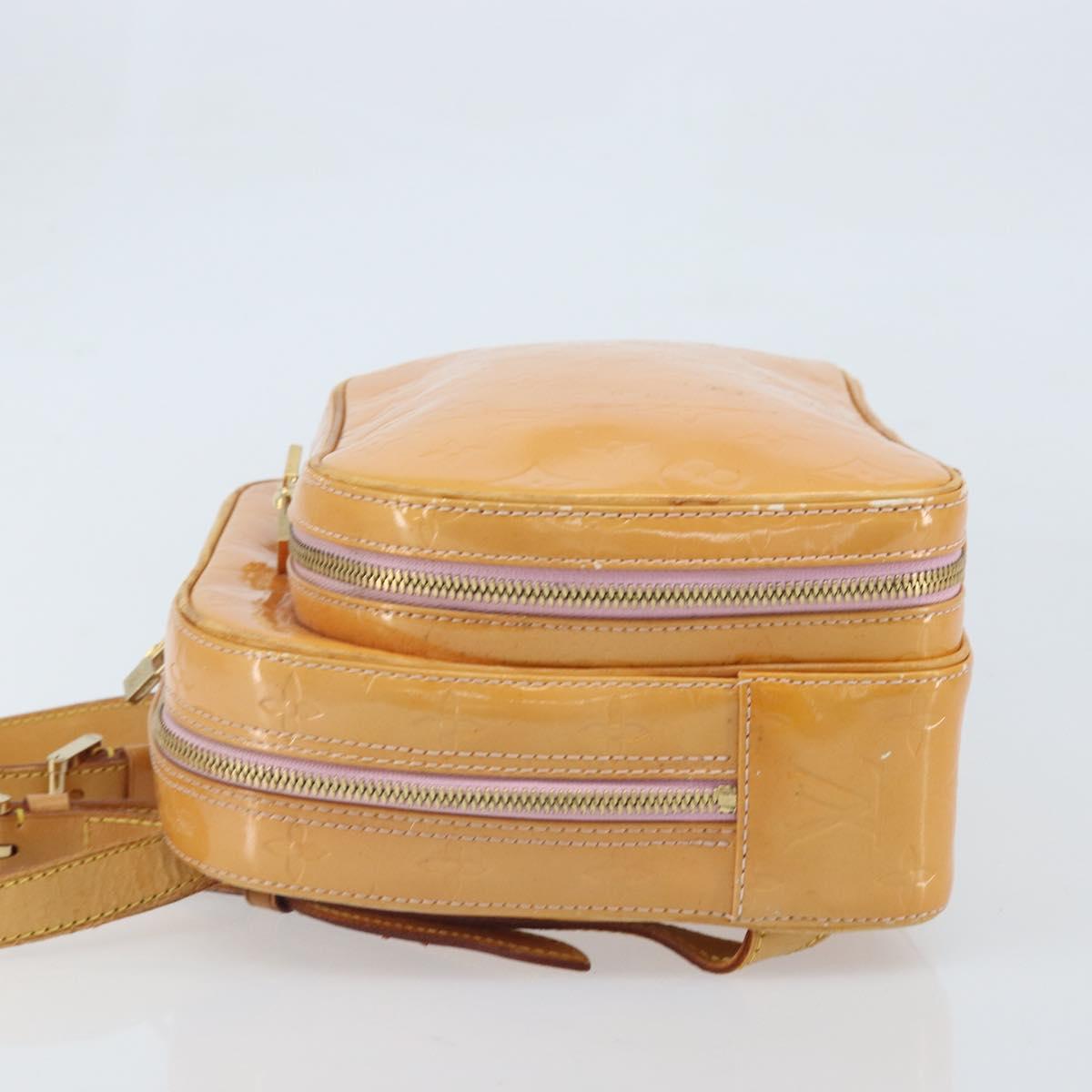 LOUIS VUITTON Vernis Marley Backpack Marshmallow Pink M91039 LV Auth bs33027