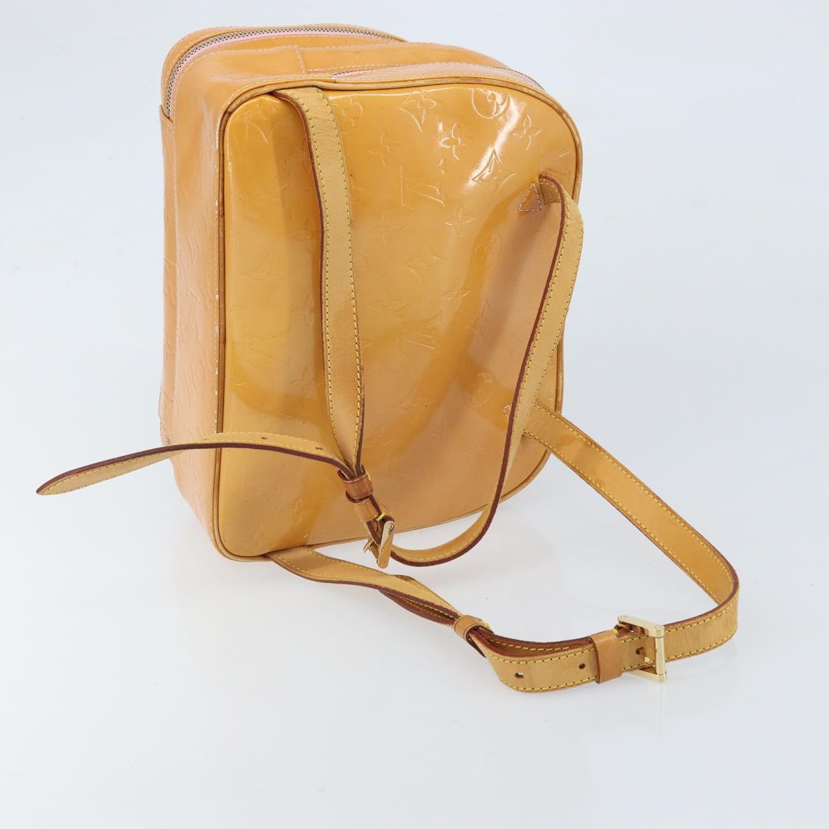 LOUIS VUITTON Vernis Marley Backpack Marshmallow Pink M91039 LV Auth bs33027
